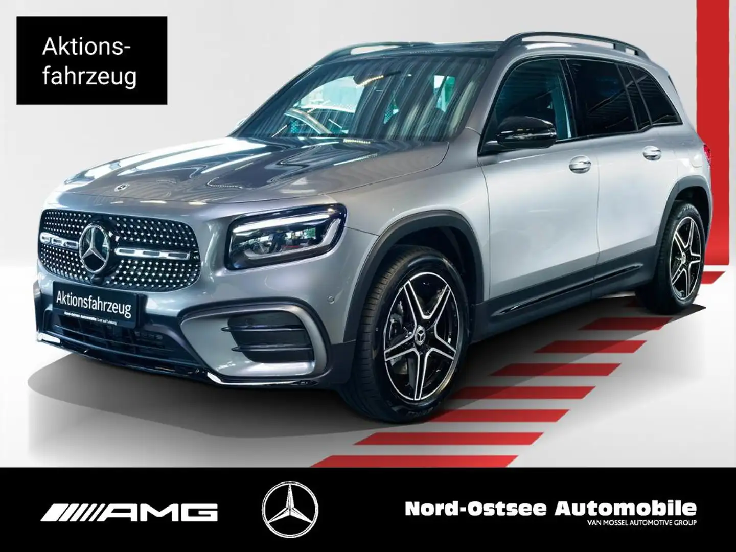 Mercedes-Benz GLB 200 AMG PANO NIGHT AHK SOUND KEYLESS Gris - 1