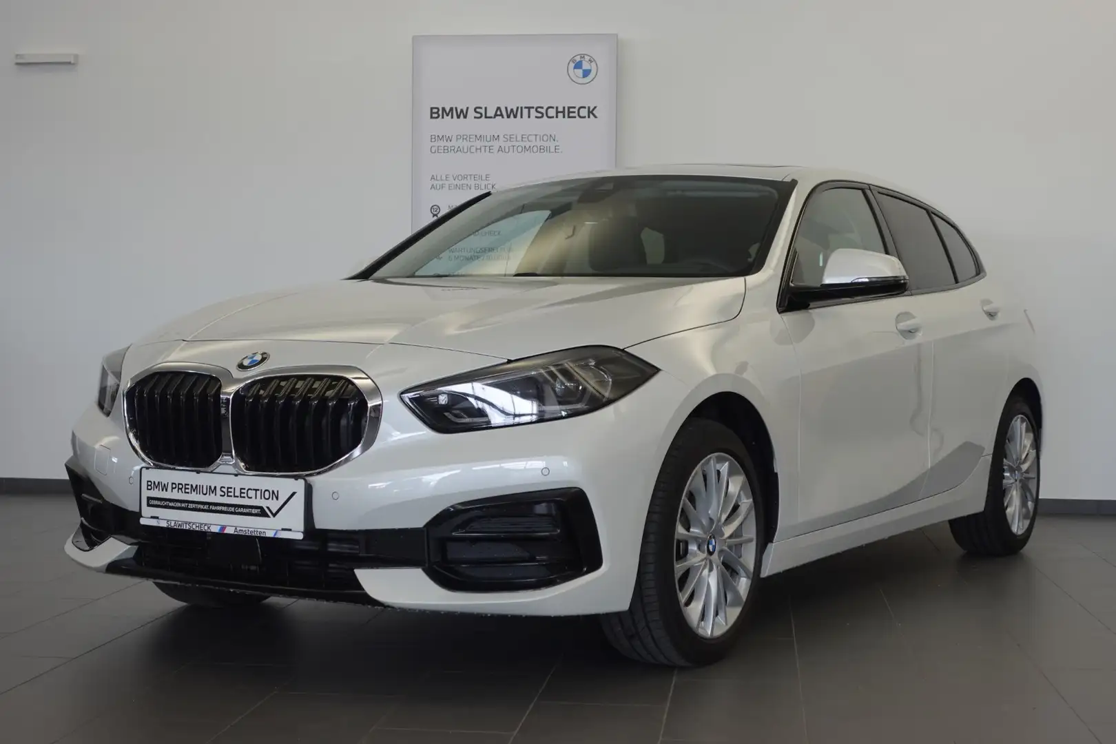 BMW 116 116d Blanc - 1