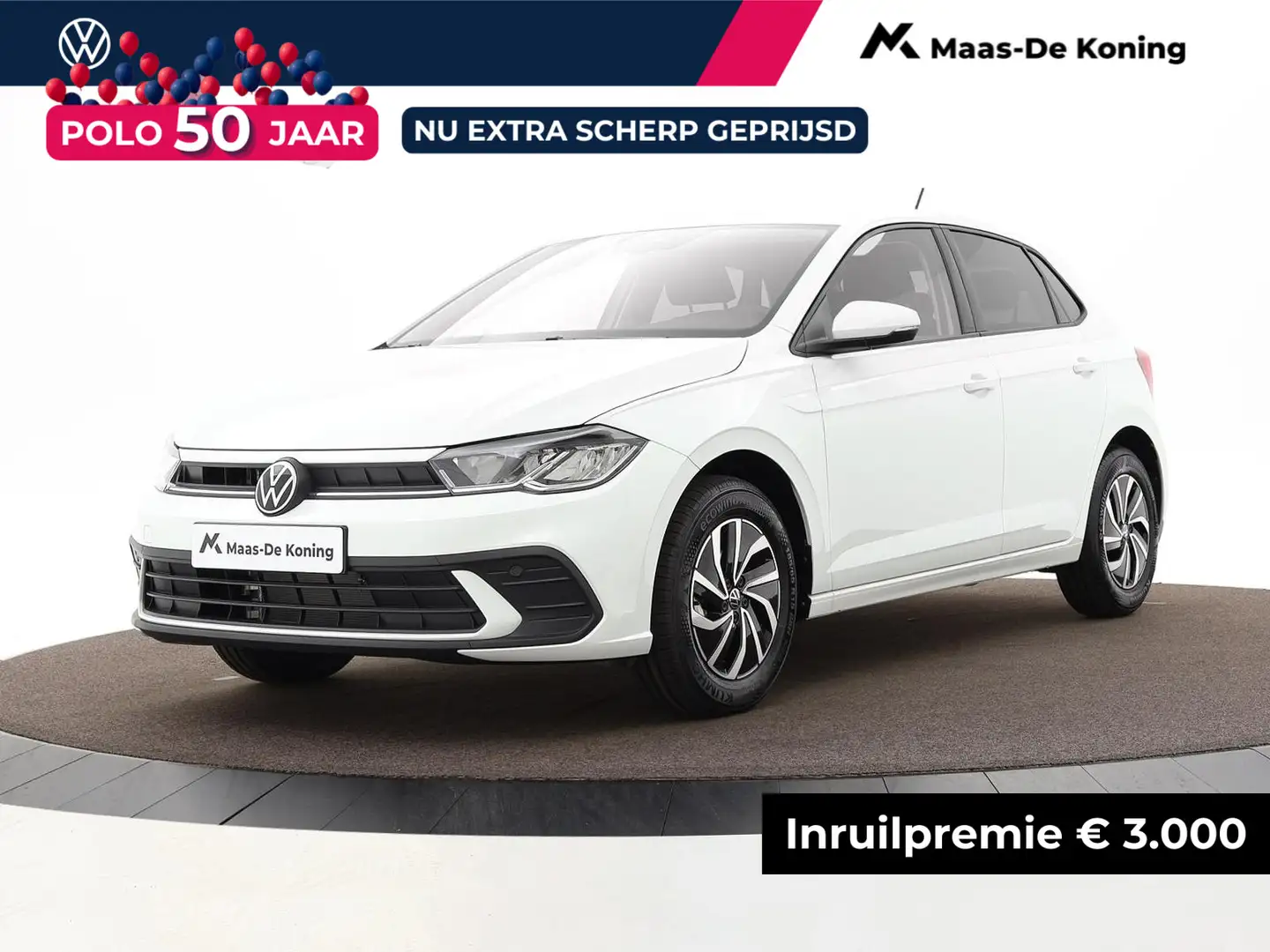 Volkswagen Polo Life Edition 1.0 70 kW / 95 pk 5 versn. Hand · Air Blanc - 1