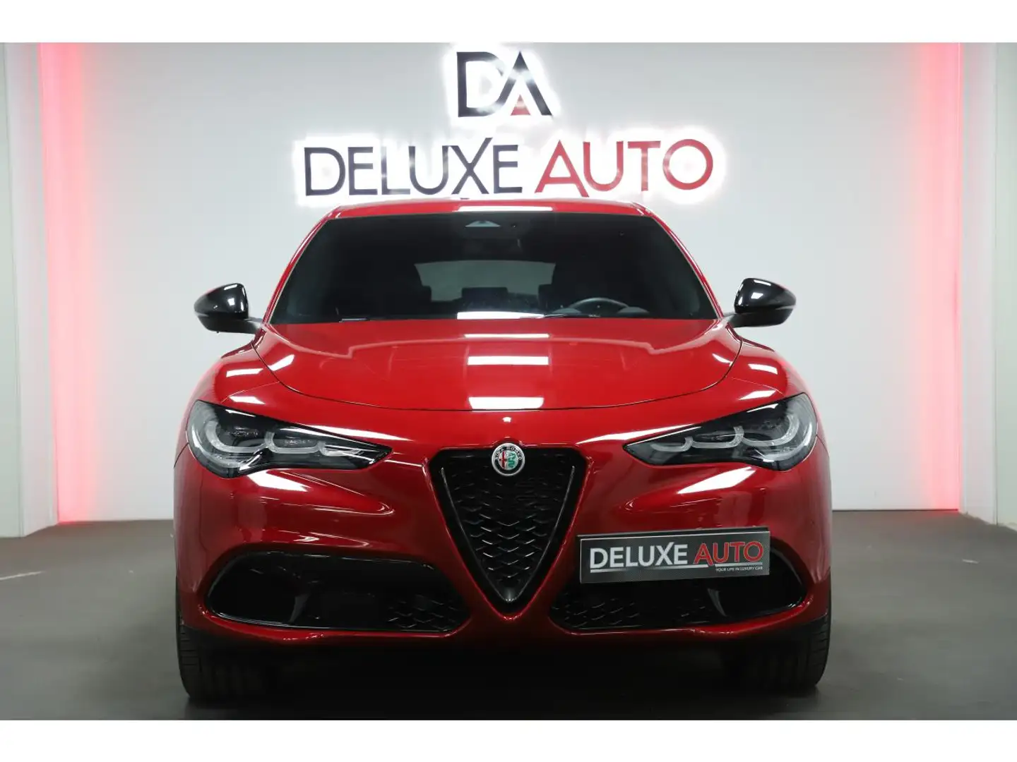 Alfa Romeo Stelvio 2.2 D 160 Veloce - BVA (2) Rouge - 2