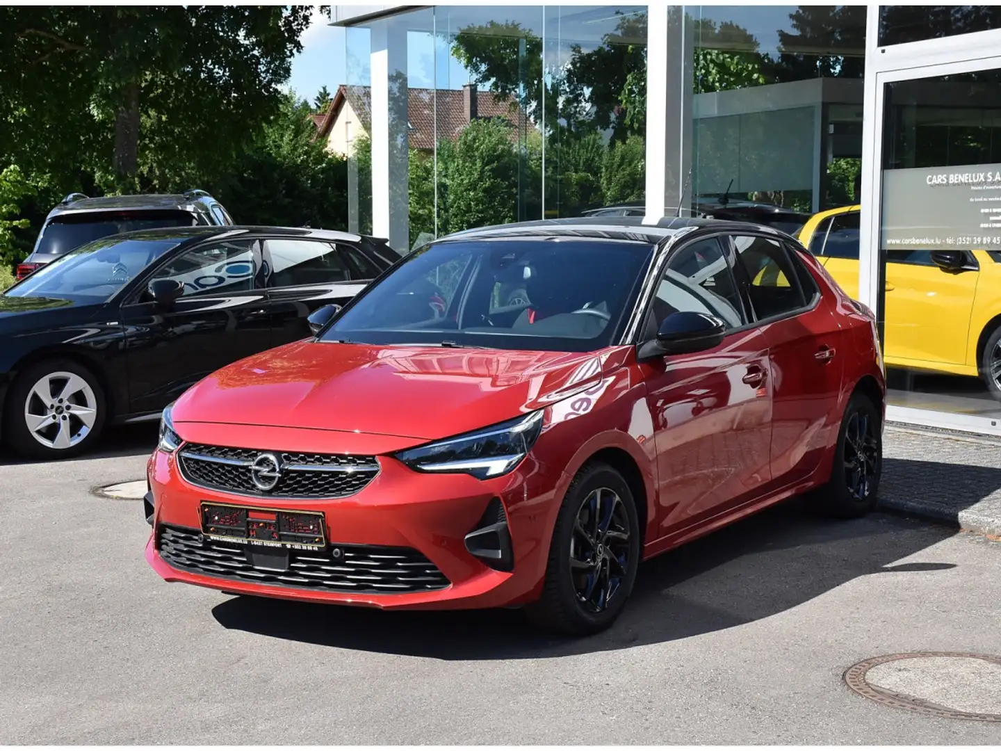 Opel Corsa 1.2 GS CLIMA REGUL CAMERA PDC LANE SIDE 1° MAIN Rouge - 2