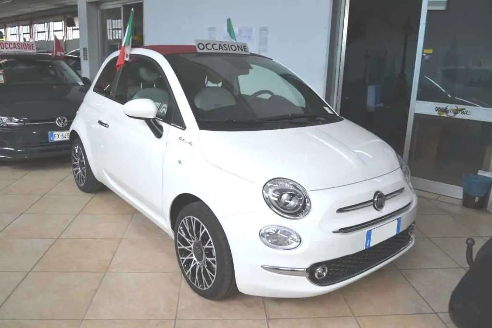Fiat 500C 1.0 Hybrid Dolcevita Bianco - 1