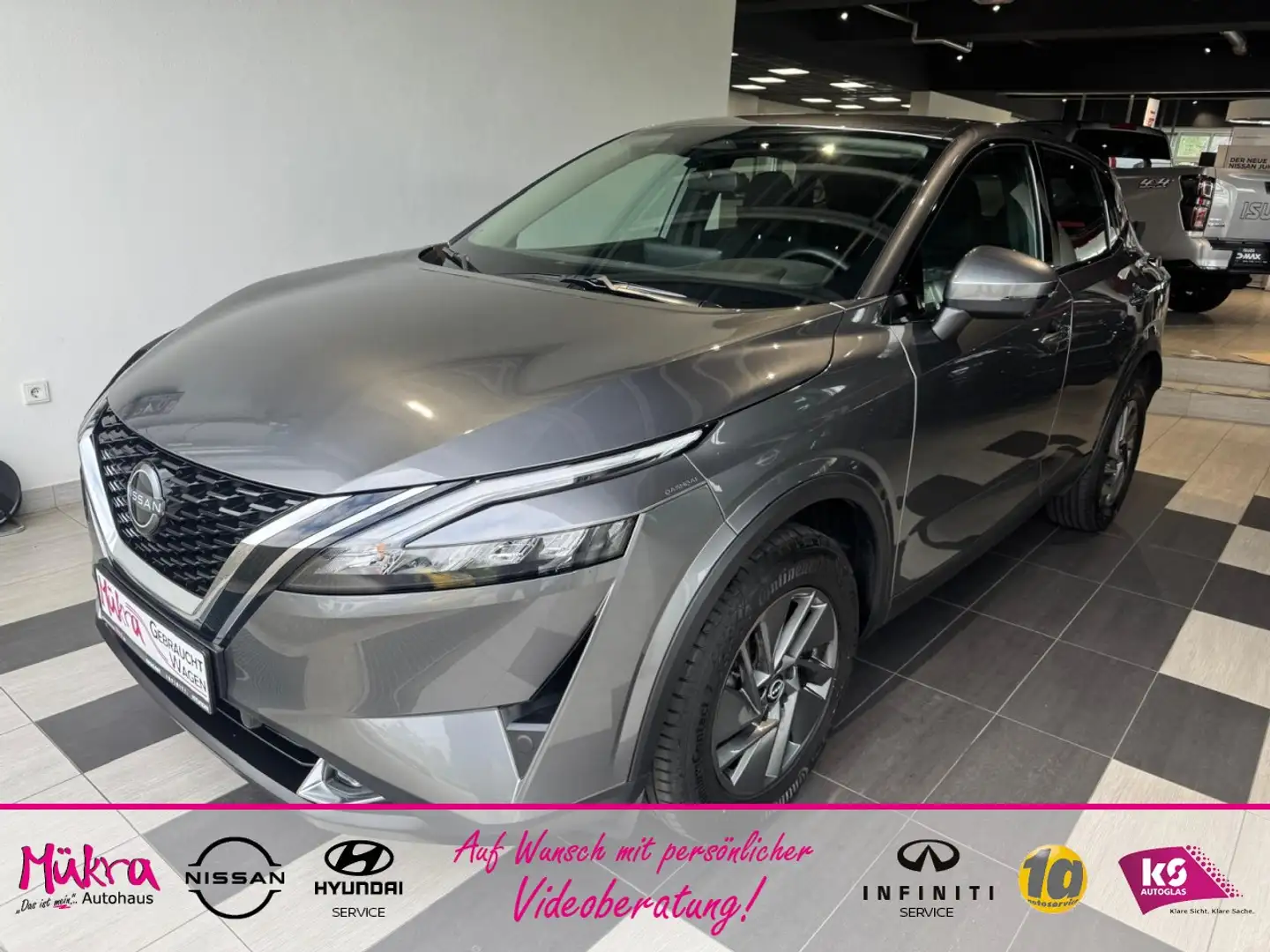 Nissan Qashqai Acenta 1.3 DIG-T MHEV 140PS MildHybrid 6-Gang Grau - 1