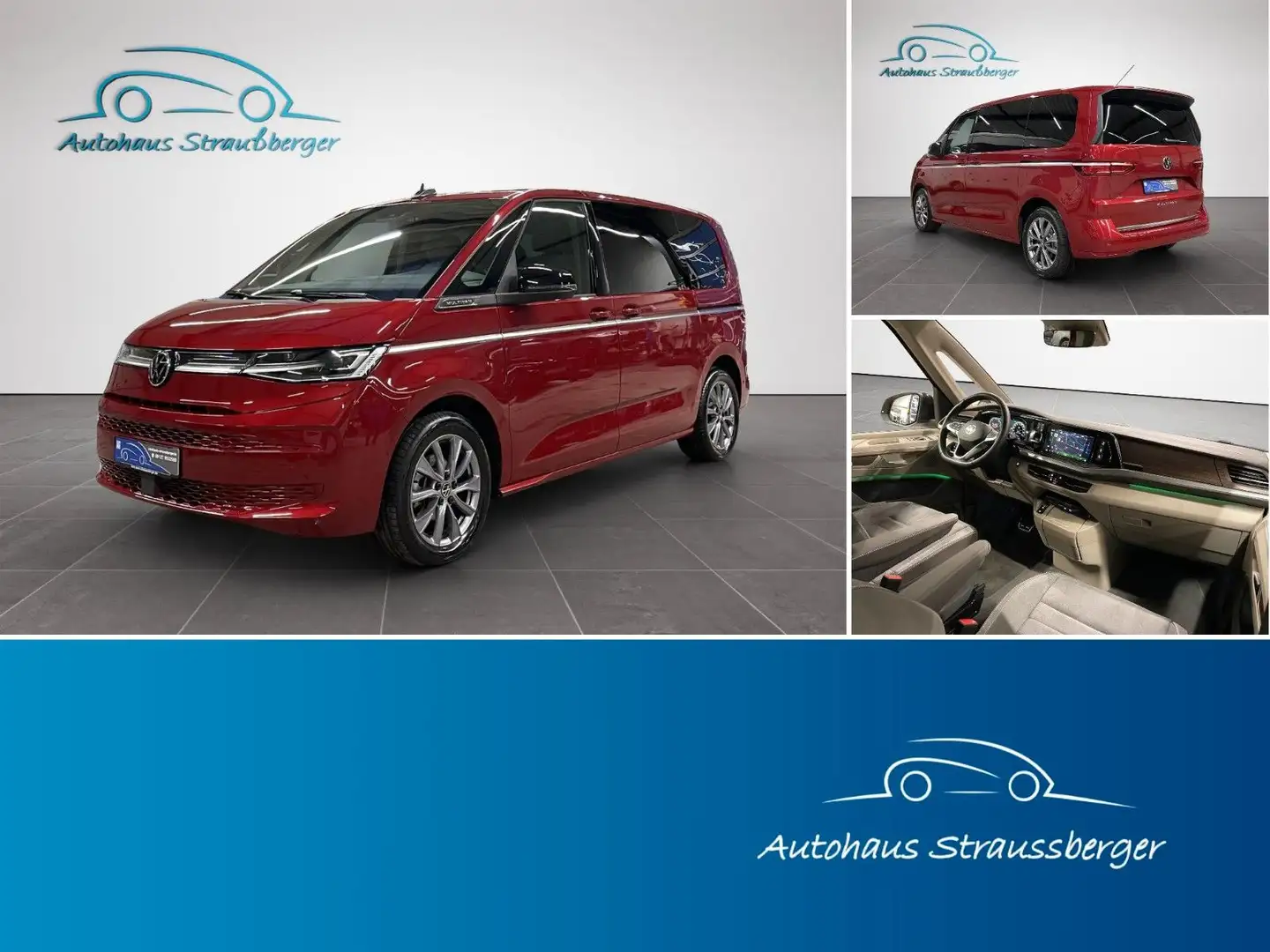 Volkswagen T7 Multivan Style ACC AHK SHZ STHZ 3-ZK IQ LED Rojo - 1