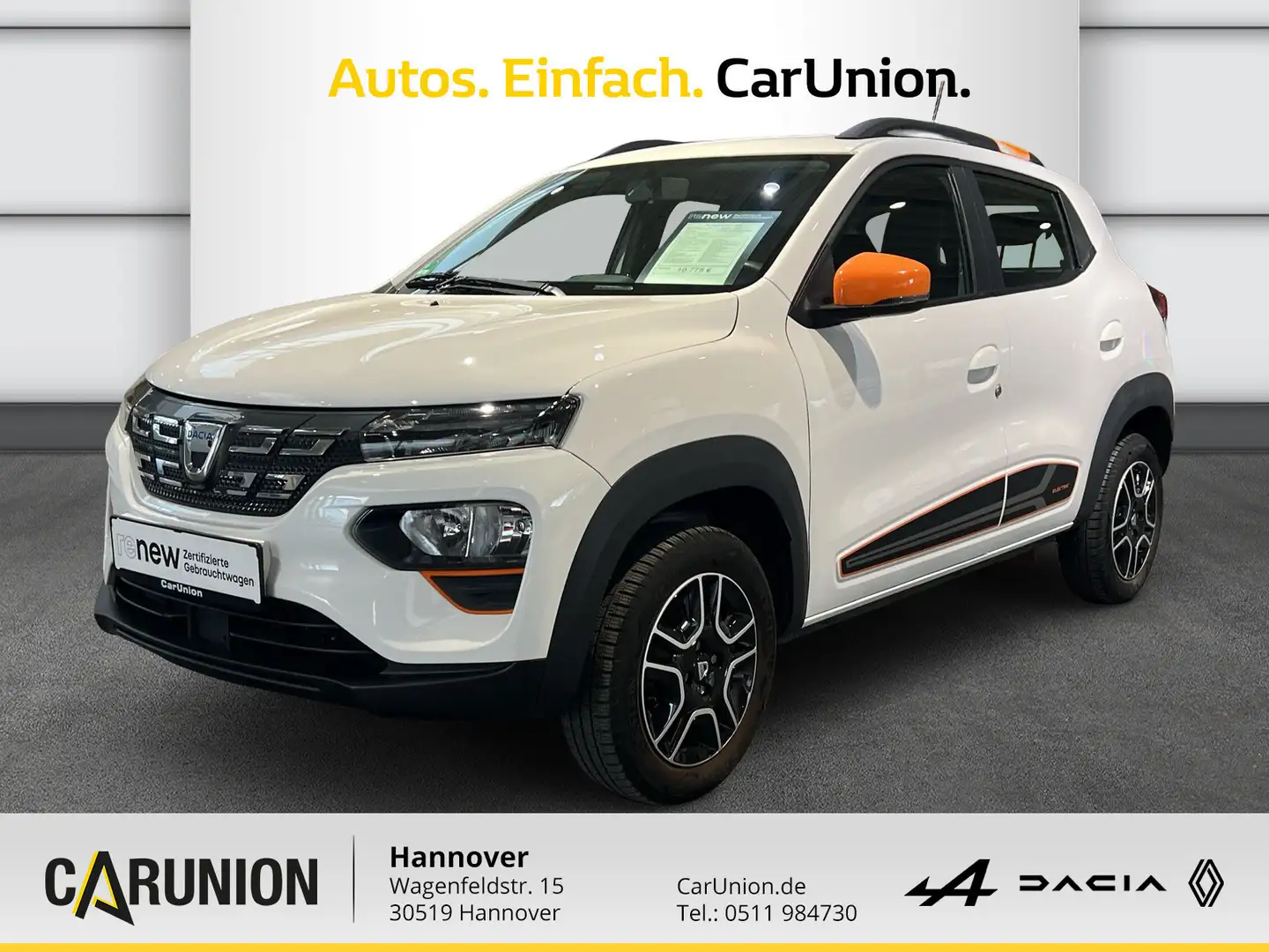 Dacia Spring Comford Plus Weiß - 1