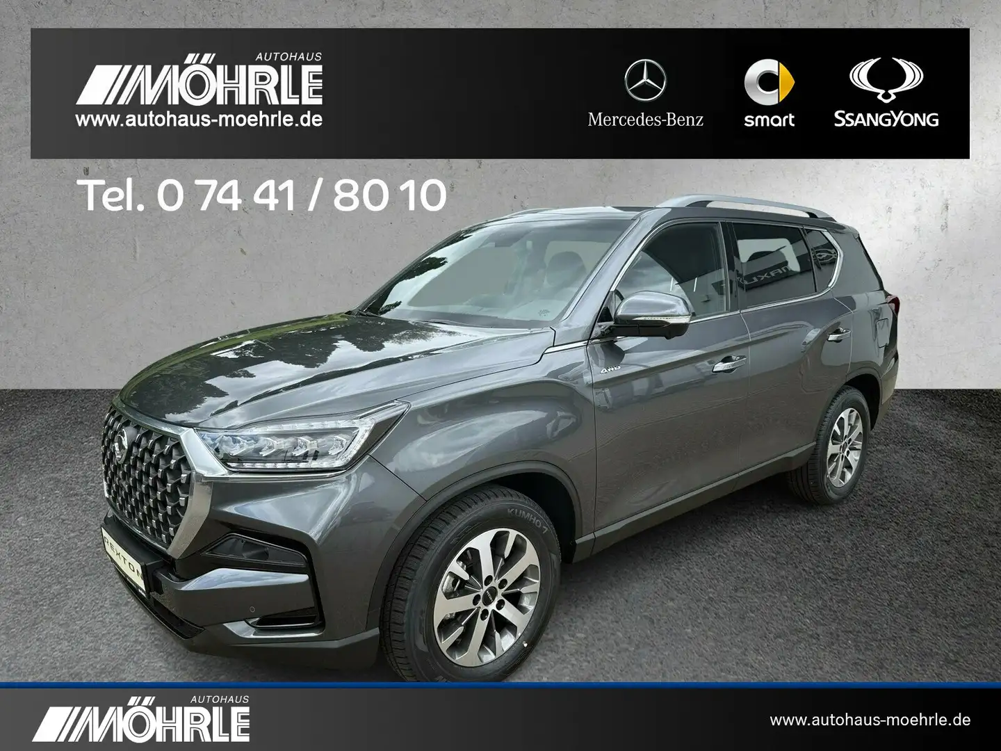 KGM Rexton REXTON Lux 2.2 D 4WD 360° Kamera LED SHD PDC Gris - 2