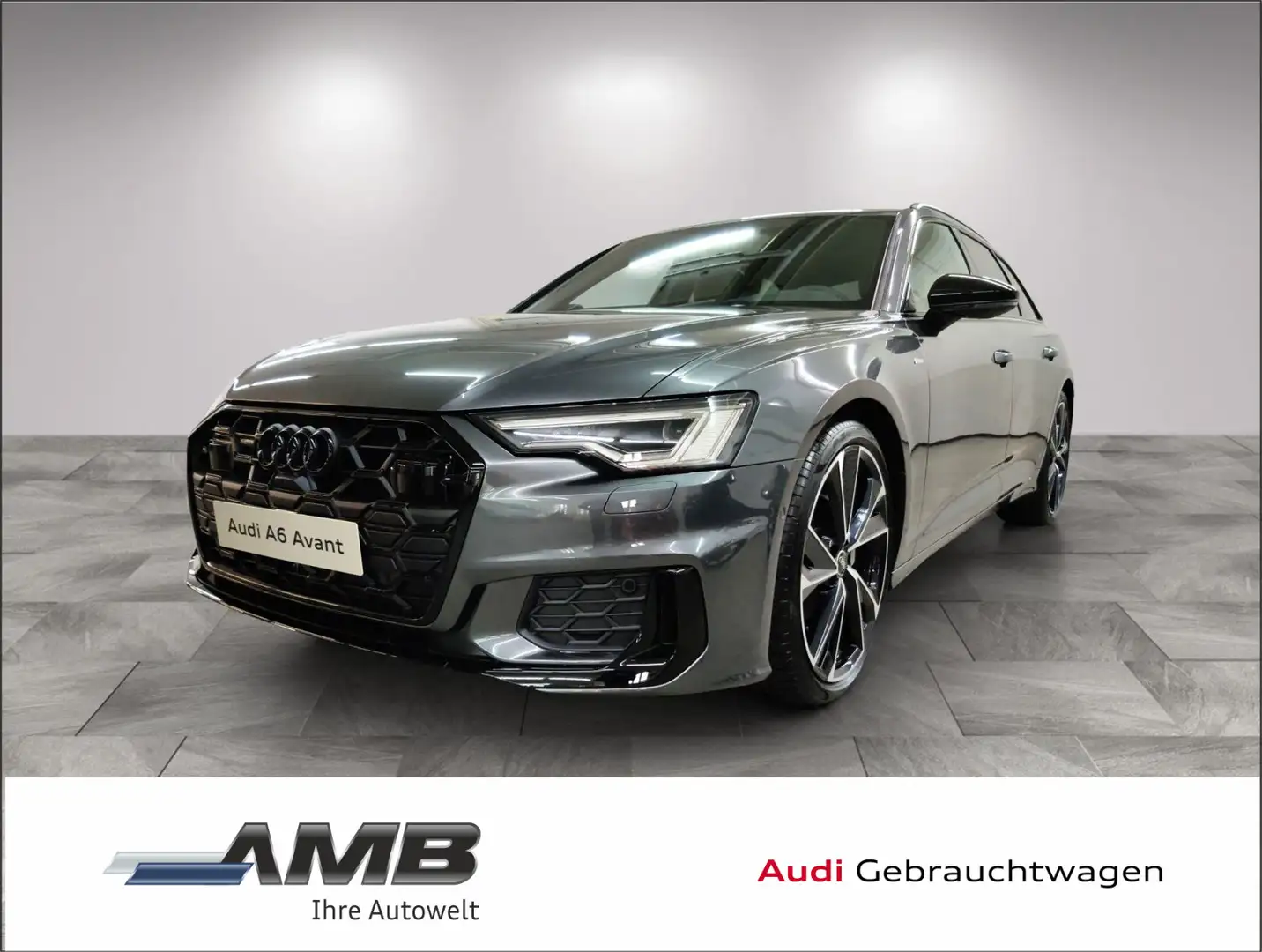 Audi A6 S line 40 TDI q AHK/Matrix/HuD/Business Gris - 1