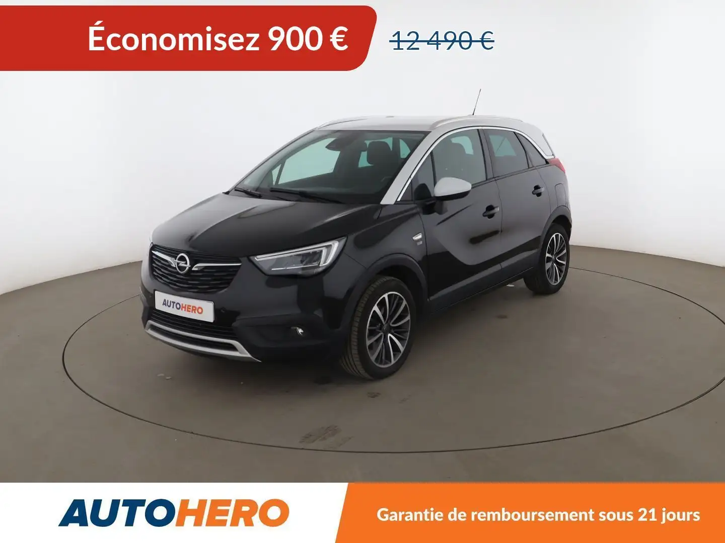 Opel Crossland X 1.2 Turbo Design 120 ans Noir - 1