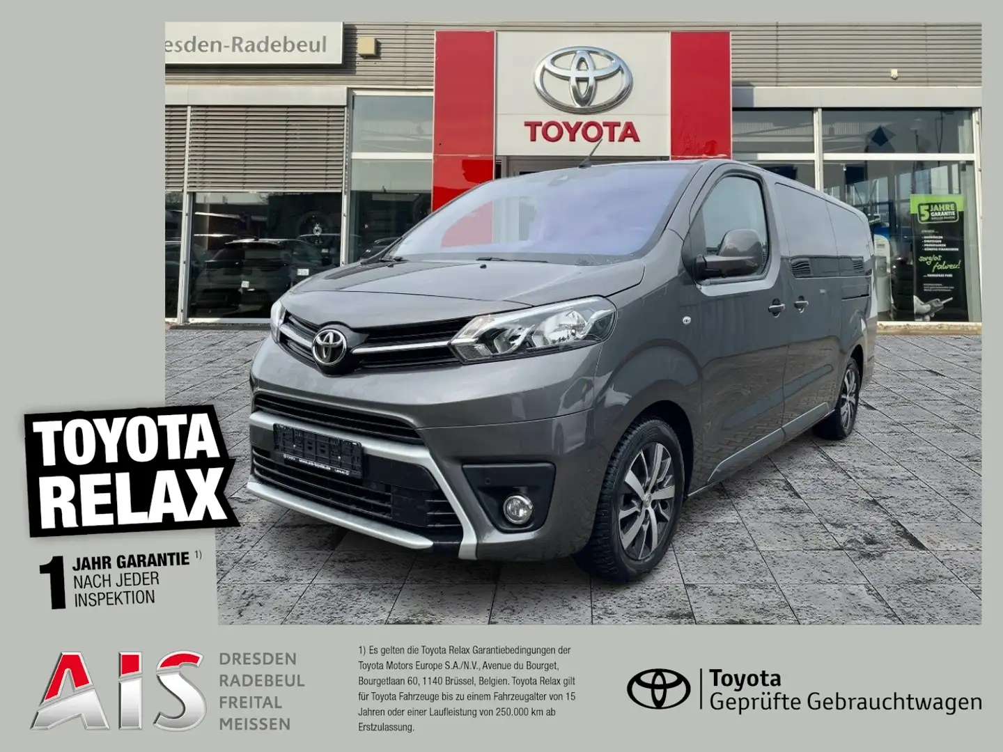 Toyota Proace Verso 2.0 L2 Shuttle Comfort Navi*DAB*SHZ Gris - 1