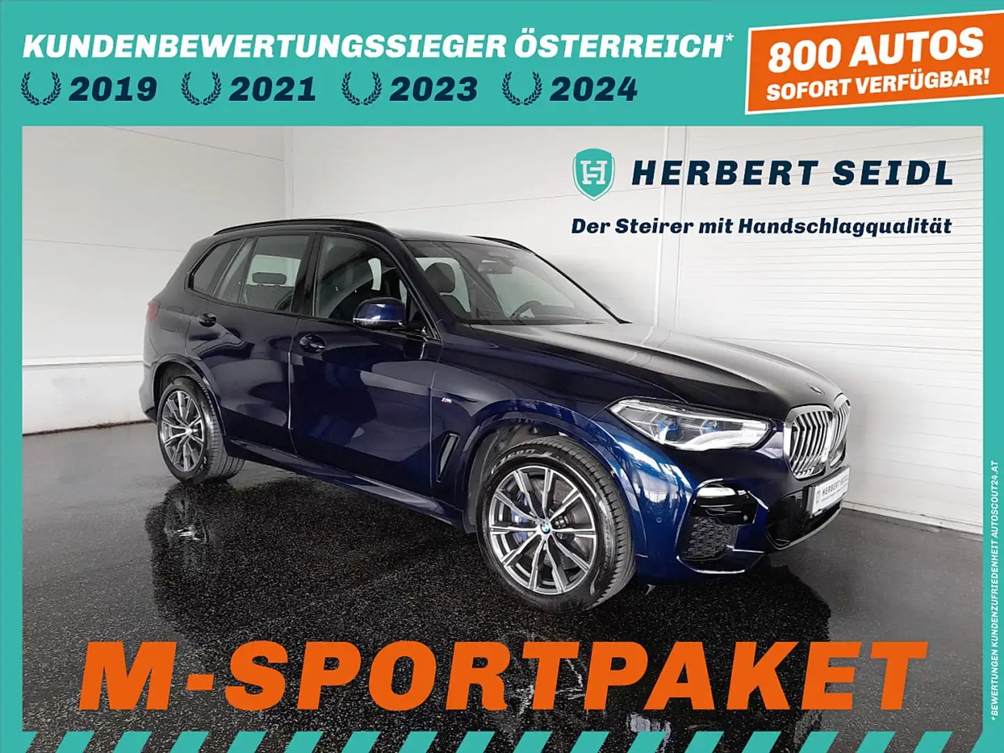 BMW X5 45e M-SPORT 4x4 PHEV Aut. *20 ZOLL / LASER-LED ... Blau - 1