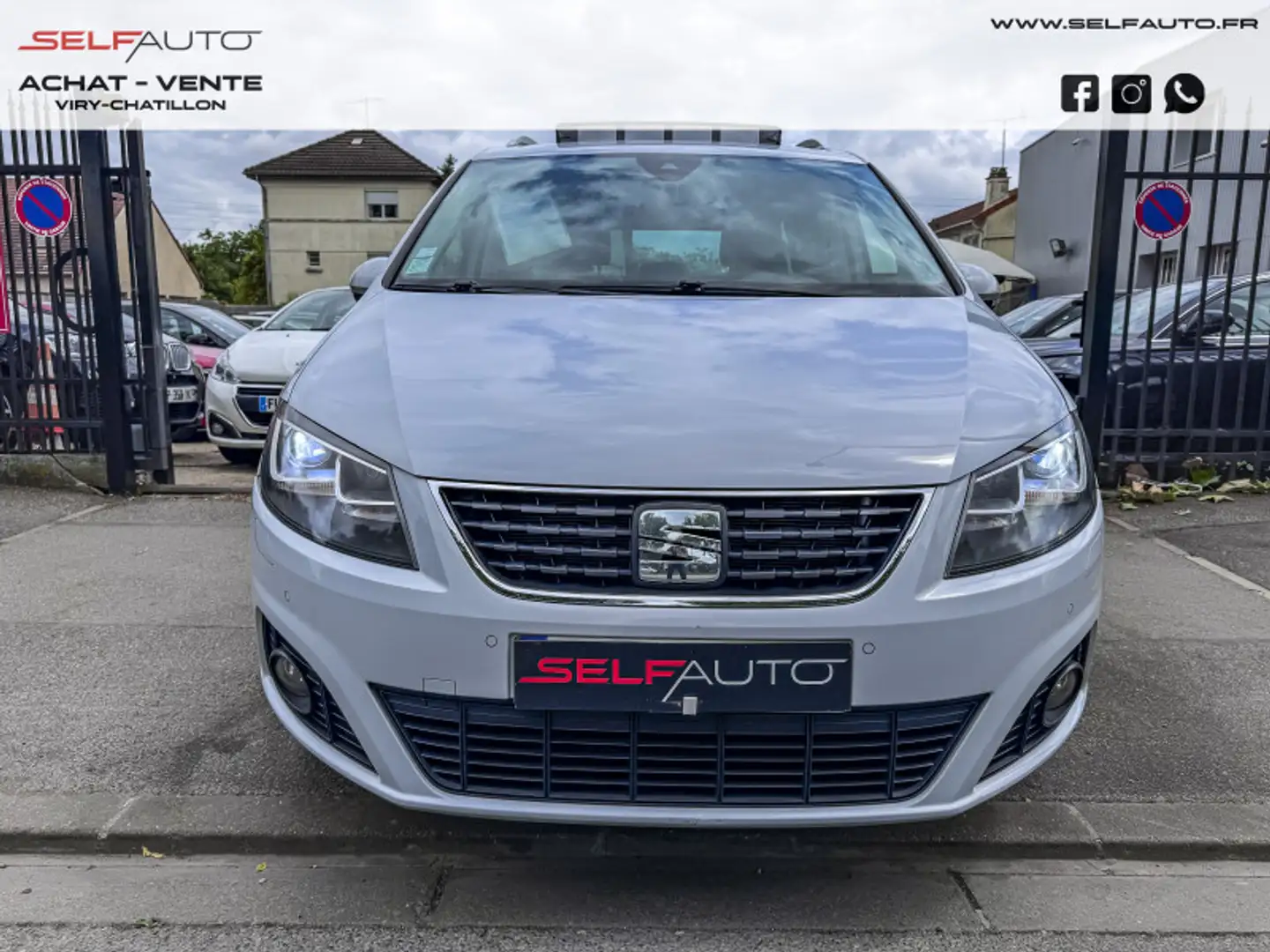 SEAT Alhambra 2.0 TDI 150CH FAP PREMIUM 7 EURO6D-T 7 PLACES Gris - 2