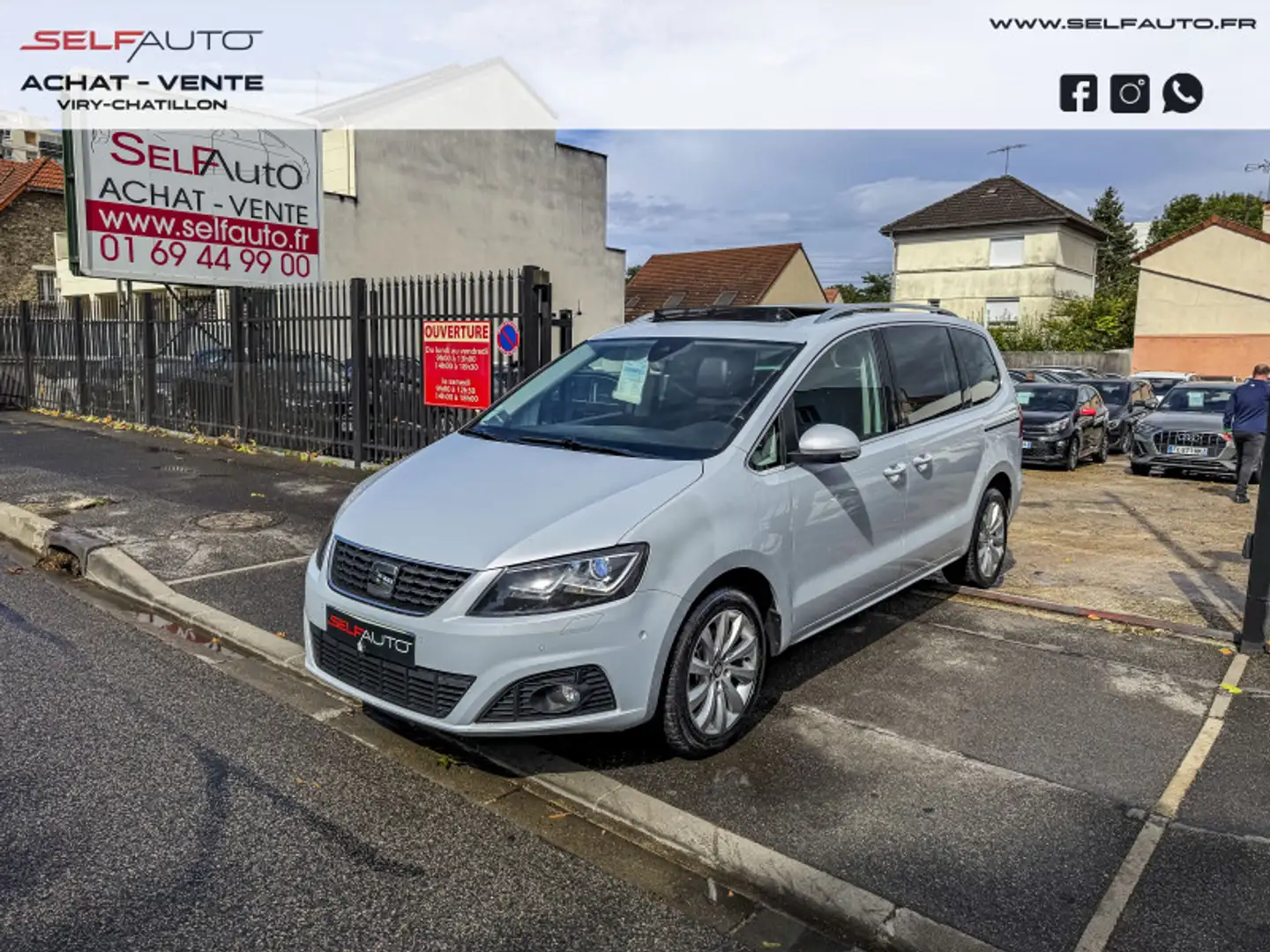 SEAT Alhambra 2.0 TDI 150CH FAP PREMIUM 7 EURO6D-T 7 PLACES Gris - 1