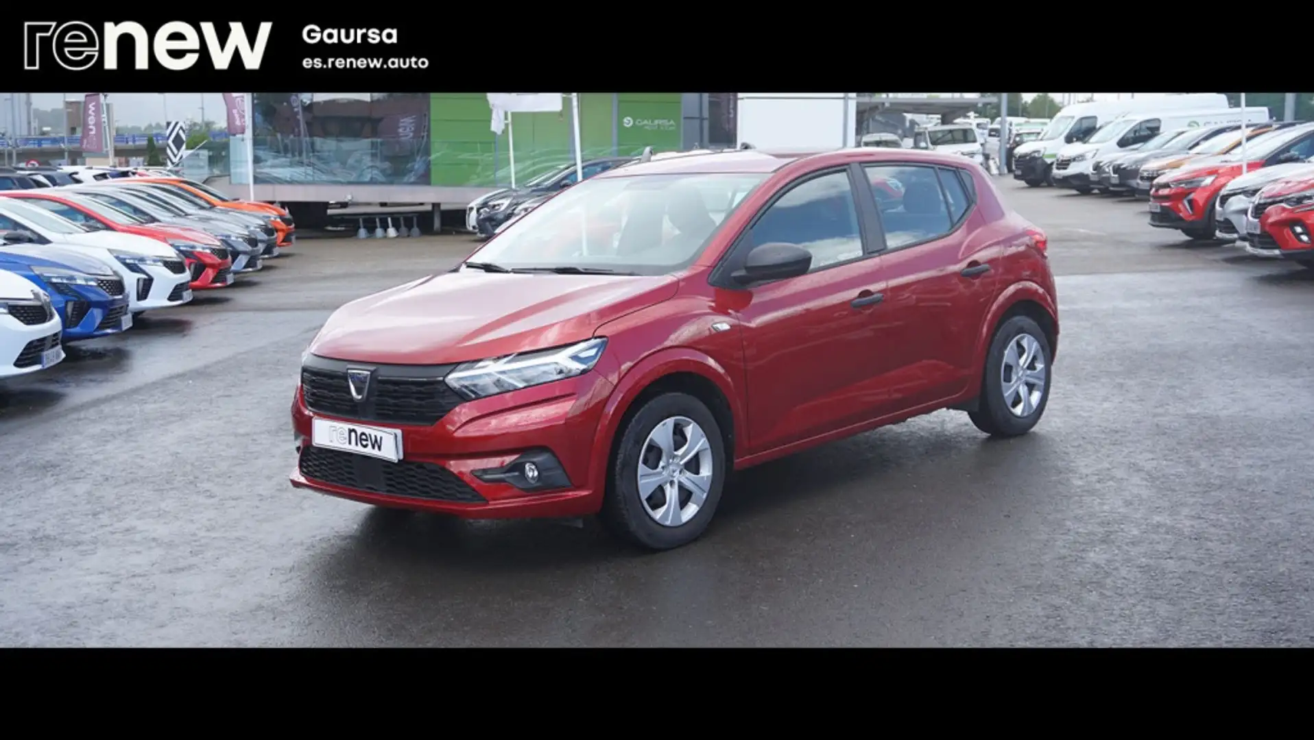 Dacia Sandero 1.0 ECO-G 100 ESSENTIAL 101 5P Czerwony - 1