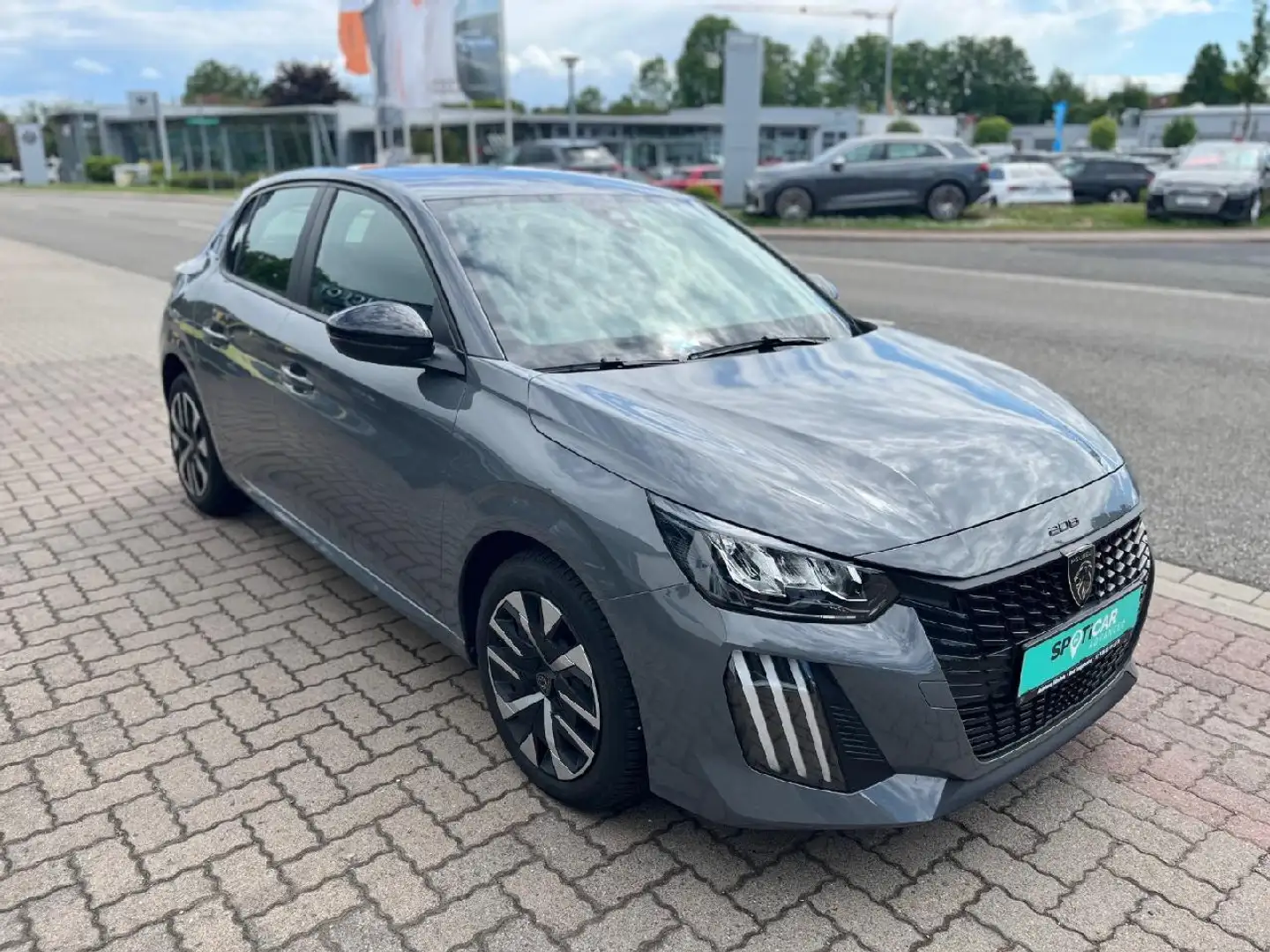 Peugeot 208 208 Active +Navi über App+SHZ+LED+PDC Gris - 2