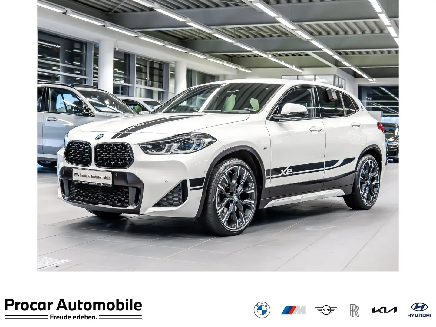 BMW X2 xDrive20i HUD ACC RFK NAVI LED Sound Syst. Weiß - 1