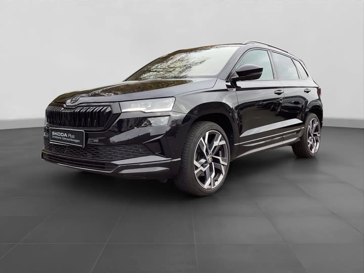 Skoda Karoq 2.0 TSI DSG SPORTLINE LM19 AHK ST.HEIZ KAM Noir - 2
