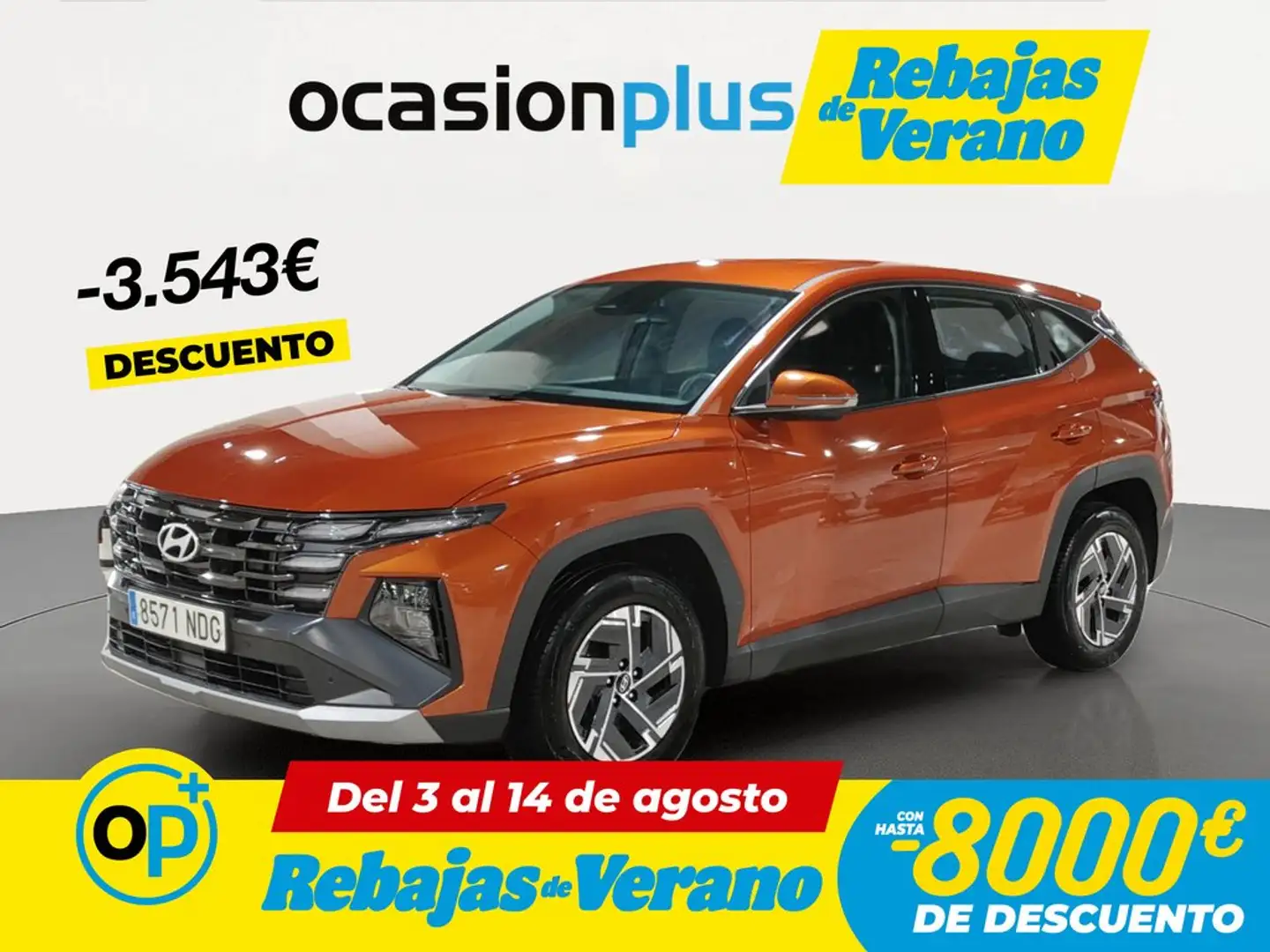Hyundai TUCSON 1.6 T HEV Klass AT Naranja - 1