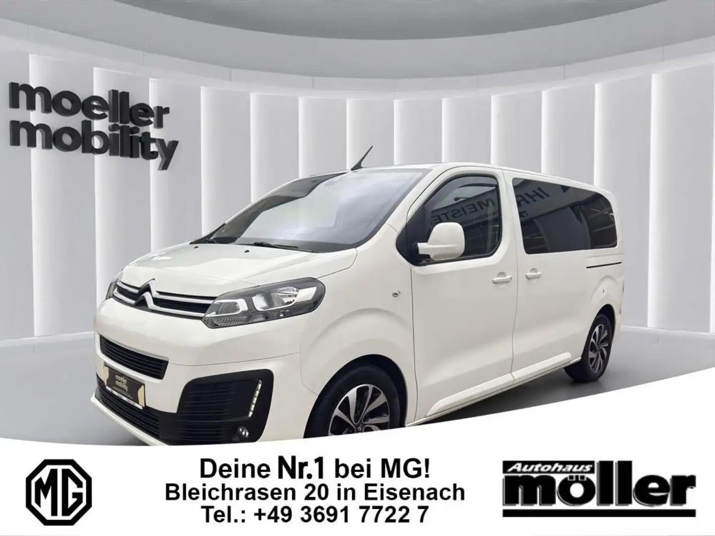 Citroen Spacetourer Spacetourer 2.0 Blue-HDI FAP Feel M (L2) AHZV Blanc - 1