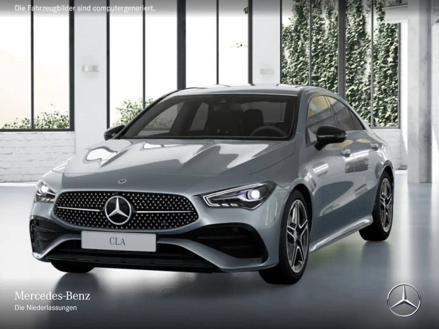 Mercedes-Benz CLA 200 AMG+NIGHT+360°+LED+TOTW+KEYLESS+7G Silber - 2