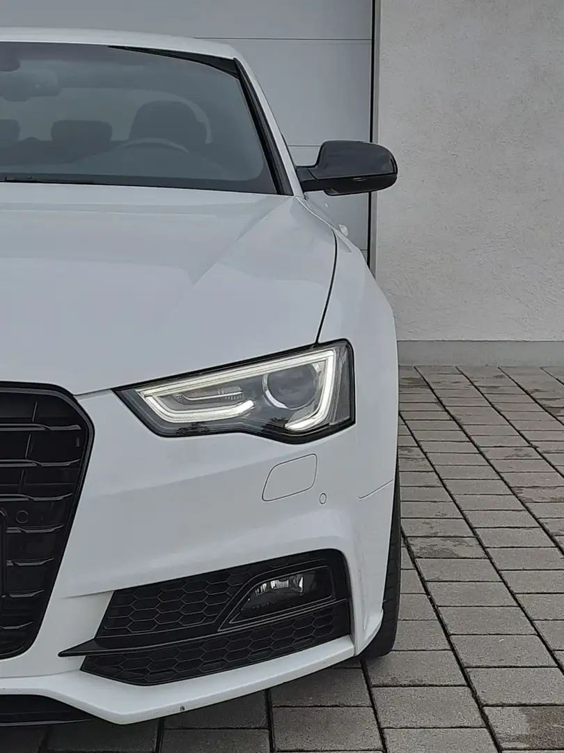 Audi A5 2.0TDI/S-tronic/quattro/S-Line/DAB/Alcantara Alb - 1