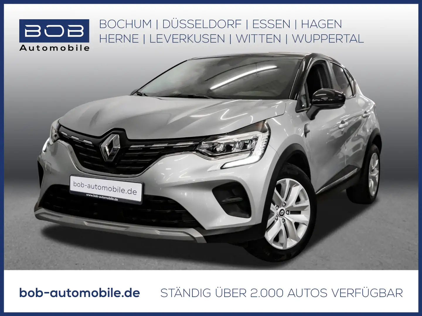 Renault Captur EXPERIENCE TCe 90 NAVI KLIMA SHZ PDC BT Argent - 1