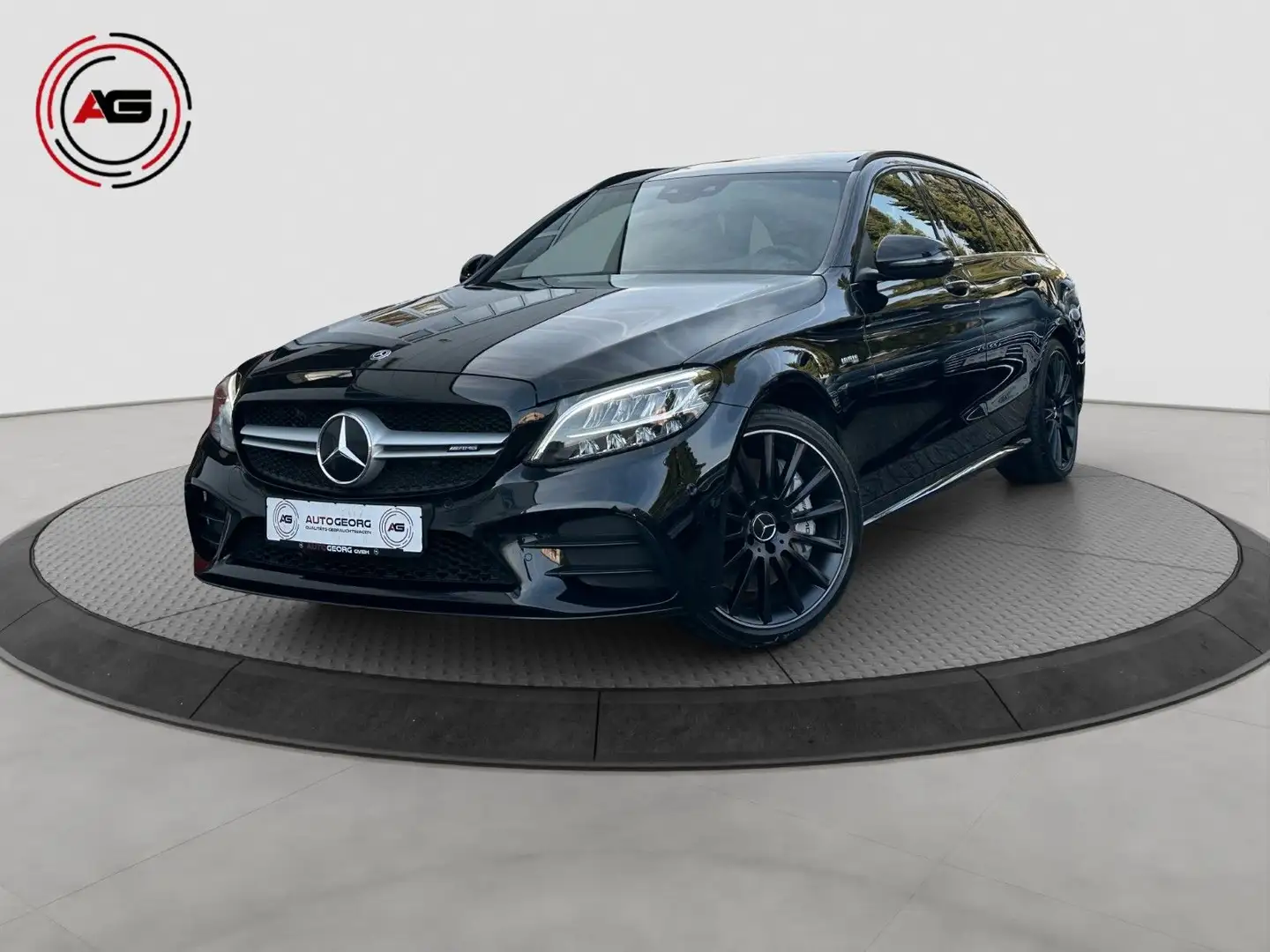 Mercedes-Benz C 43 AMG C43T AMG 4M PANO ACC KAM AHK CARPLAY NIGHT 19" Noir - 1