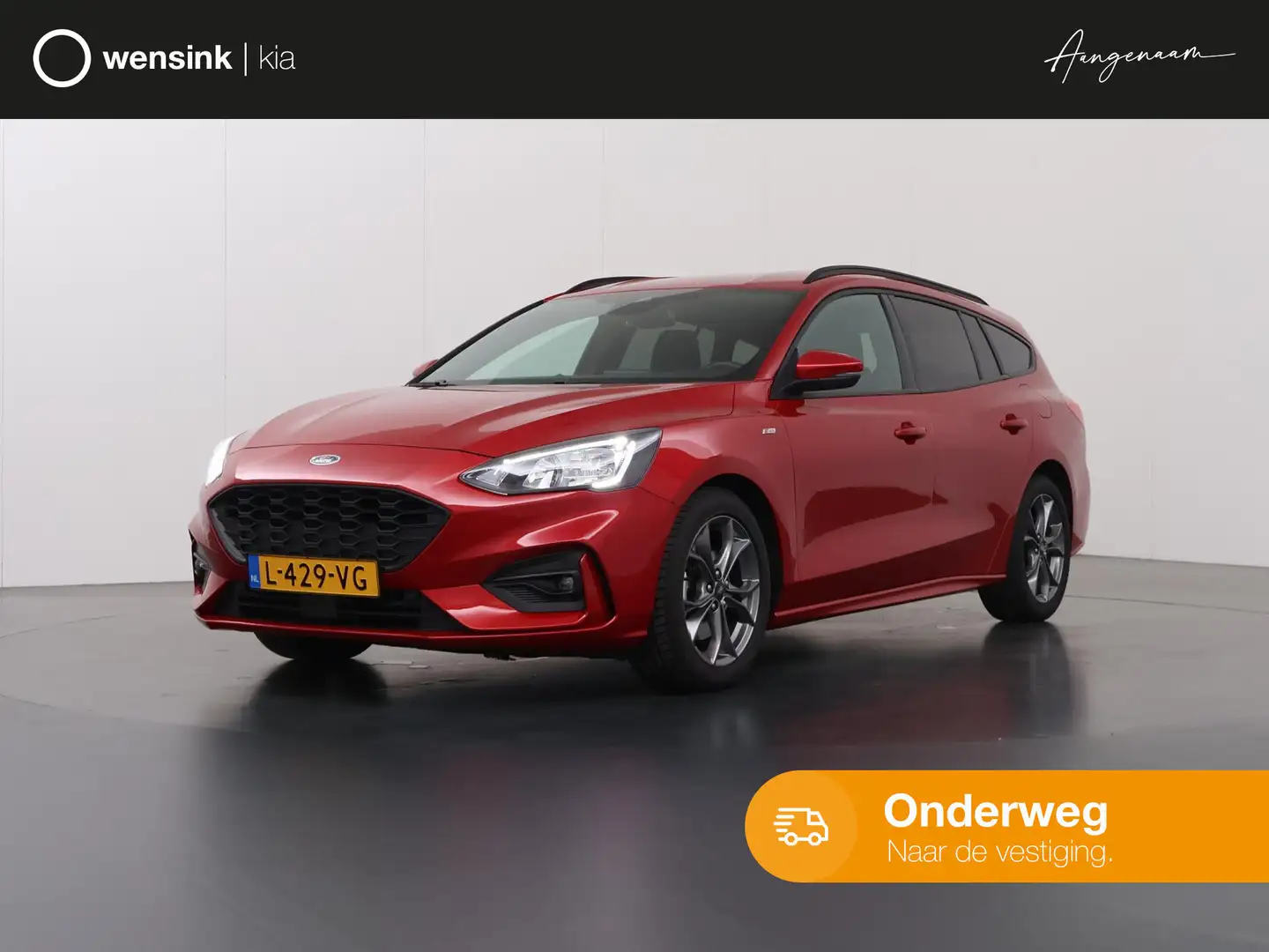 Ford Focus Wagon 1.0 EcoBoost Hybrid ST Line Business | Navig Rosso - 1