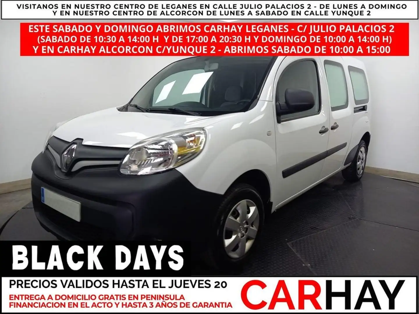 Renault Kangoo EXPRESS MAXI 1.5 DCI 95CV Grand Confort Weiß - 1