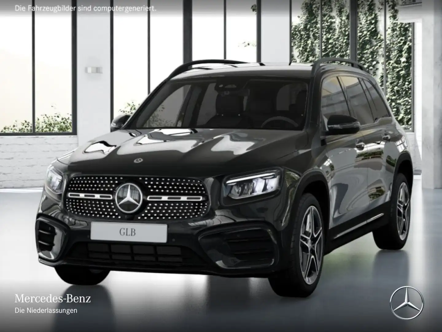 Mercedes-Benz GLB 200 AMG+NIGHT+AHK+LED+KAMERA+19"+KEYLESS+7G Schwarz - 2