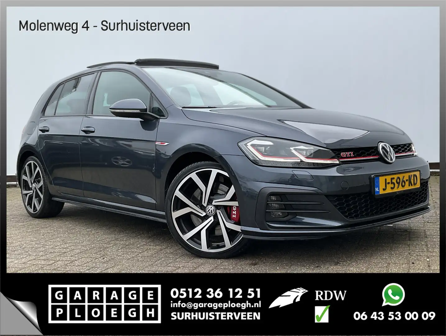 Volkswagen Golf GTI 2.0 TSI 245pk Performance Pano.dak Virtual display Blauw - 1