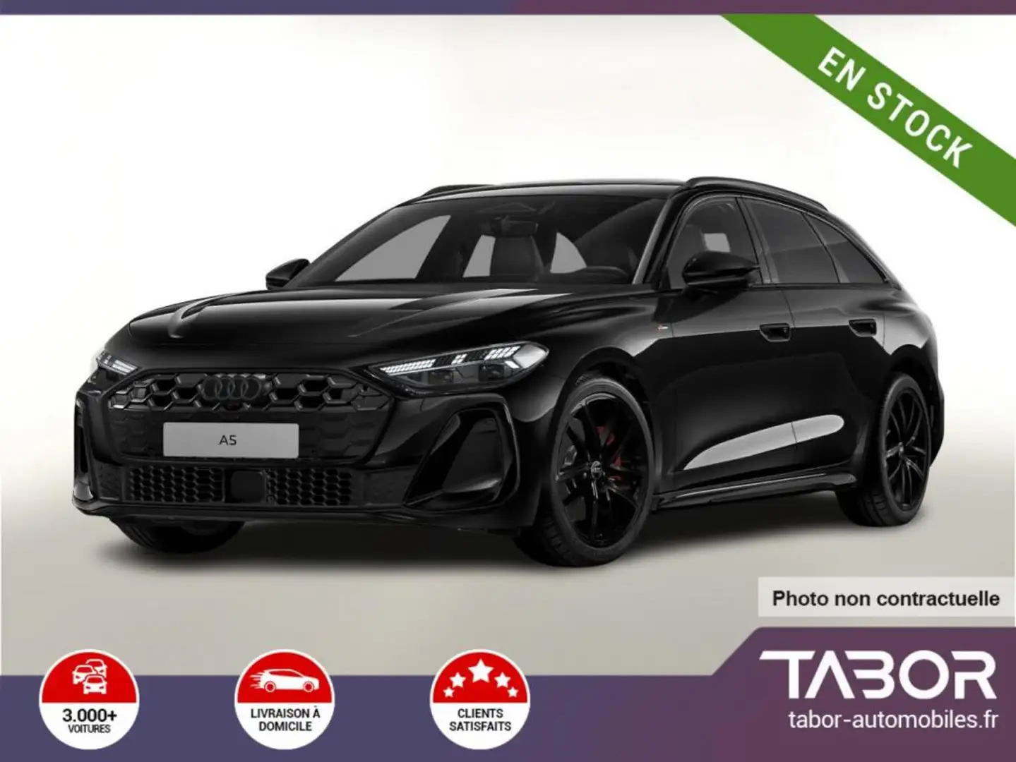 Audi A5 TDI 204 2xS line Tech+ 19p ExtP Noir - 1