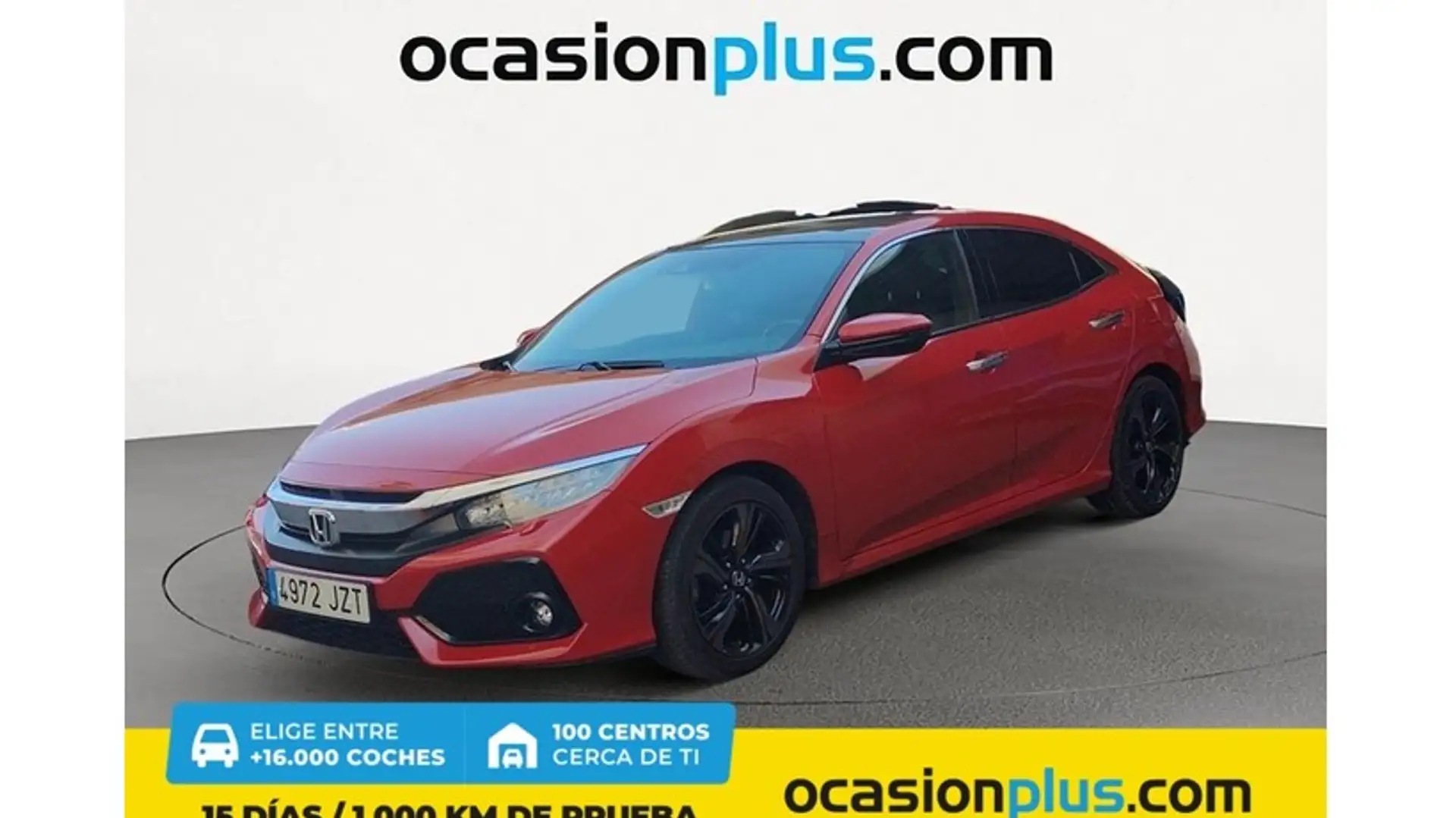 Honda Civic 1.5 VTEC Turbo Prestige CVT Rojo - 1