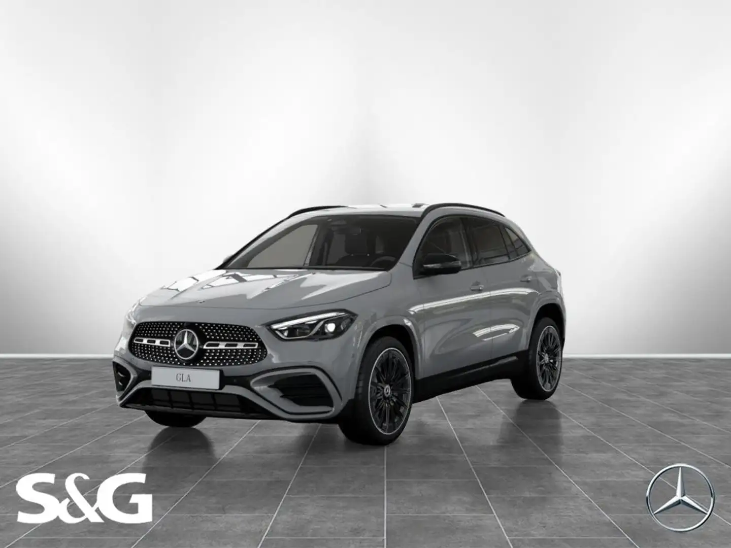 Mercedes-Benz GLA 200 d AMG MBUX+RüKam+M-LED+AHK+Night+DAB Grau - 1