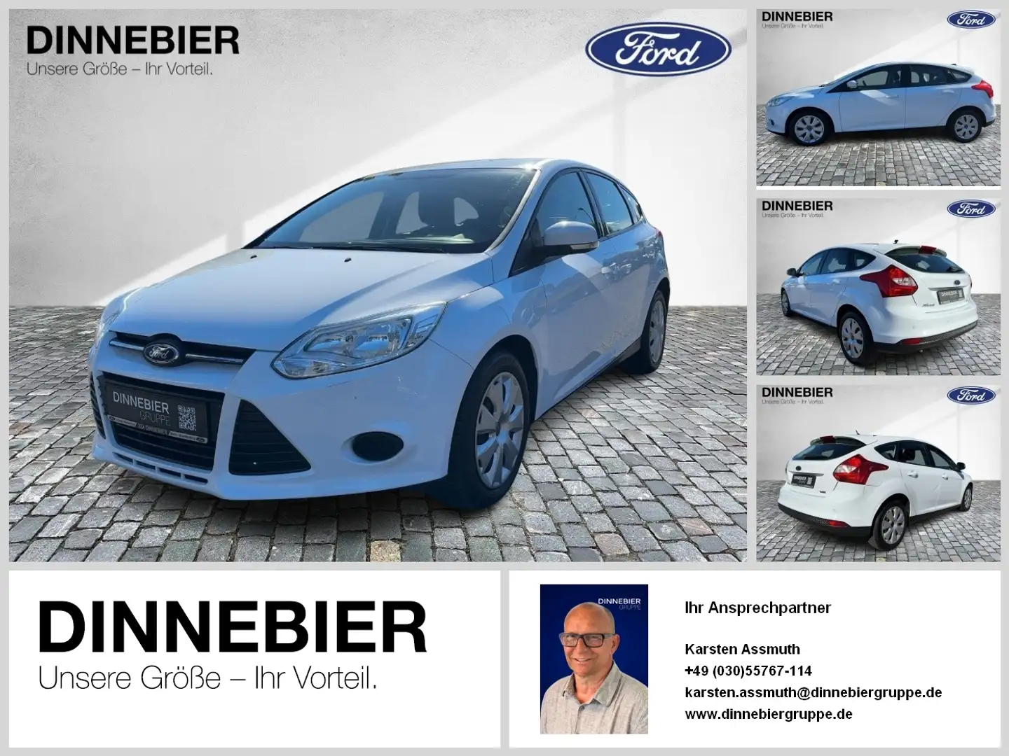 Ford Focus * Klima*Winterpaket*PDC-hinten*2.Hand Blanc - 1