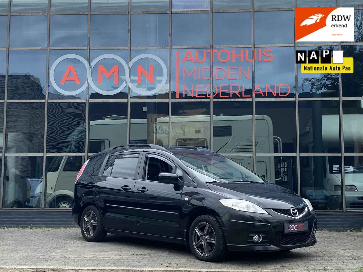 Mazda 5 1.8 Business Automaat airco elektrische ramen 7 pe Чорний - 1