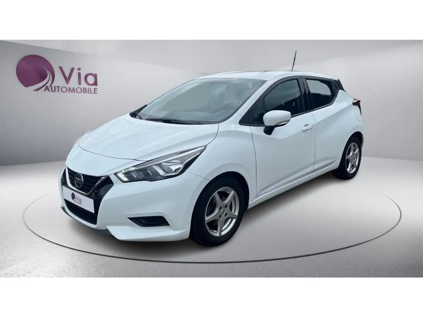 Nissan Micra 1.0 IG-T 100 BV AUTOMATIQUE Business - BLUETOOTH Blanc - 1
