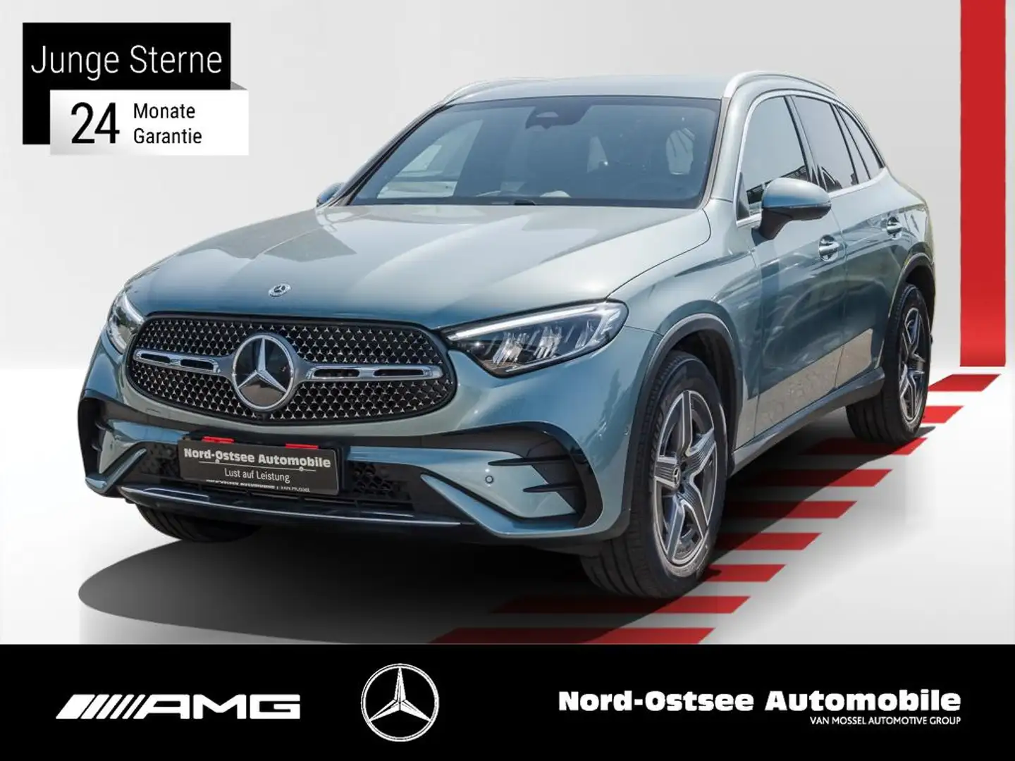 Mercedes-Benz GLC 300 d 4M AMG KAMERA DISTRONIC KEYLESS LED Silber - 1