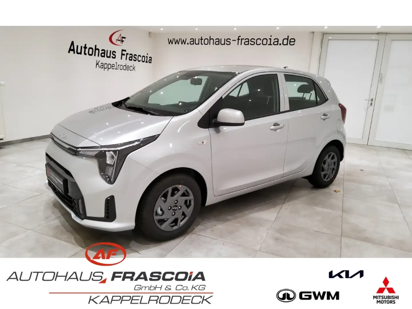 Kia Picanto 1.0 VISION Navi PDC SHZ Rückfahrkam Bluetooth Appl Silber - 1