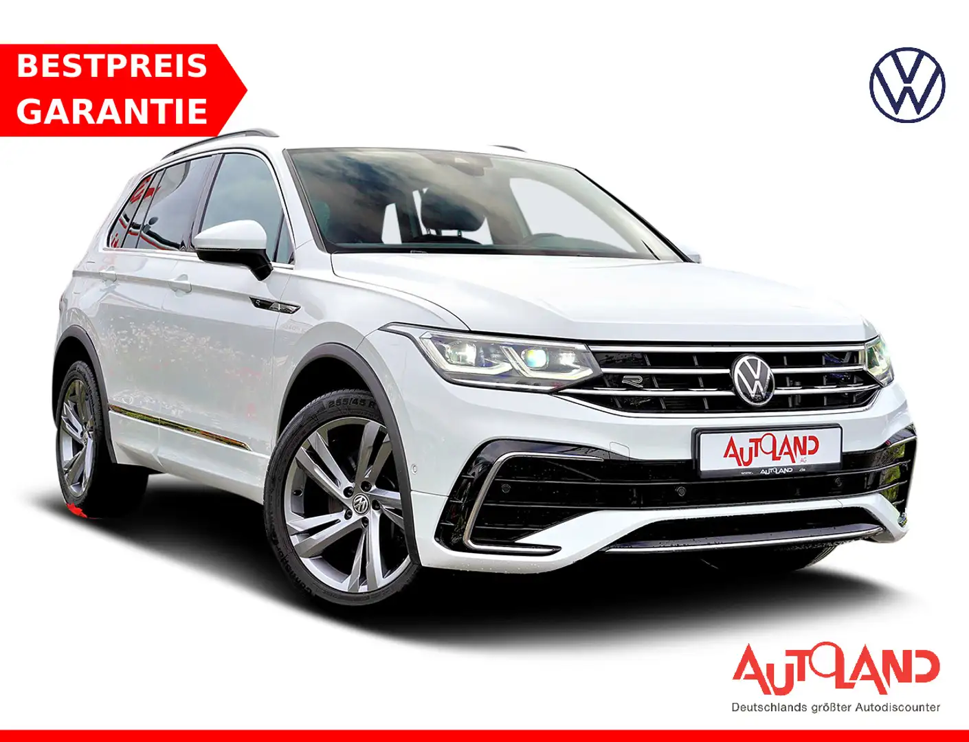Volkswagen Tiguan 2.0 TDI R-Line 4Motion LED ACC DAB AHK Blanc - 1