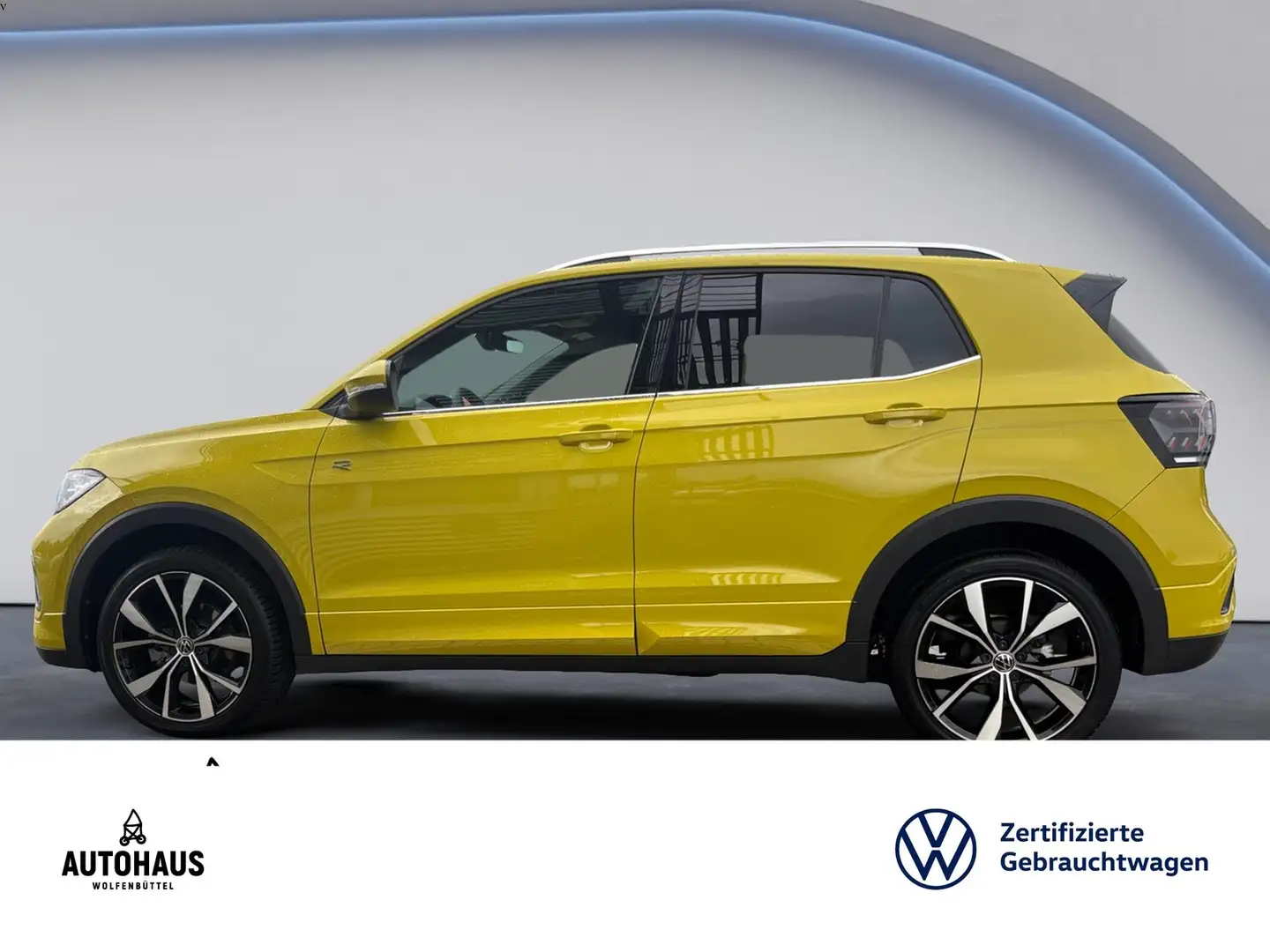 Volkswagen T-Cross R-Line 1.5 TSI DSG Geel - 2