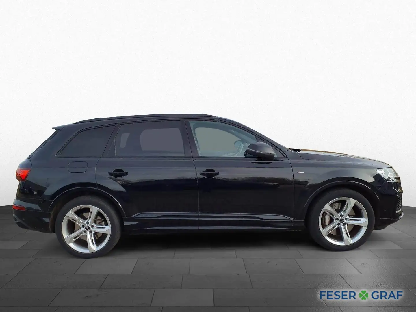 Audi Q7 55 TFSIe 2x S line /LED/ACC/HuD/Pano/B&O/AHK Schwarz - 2