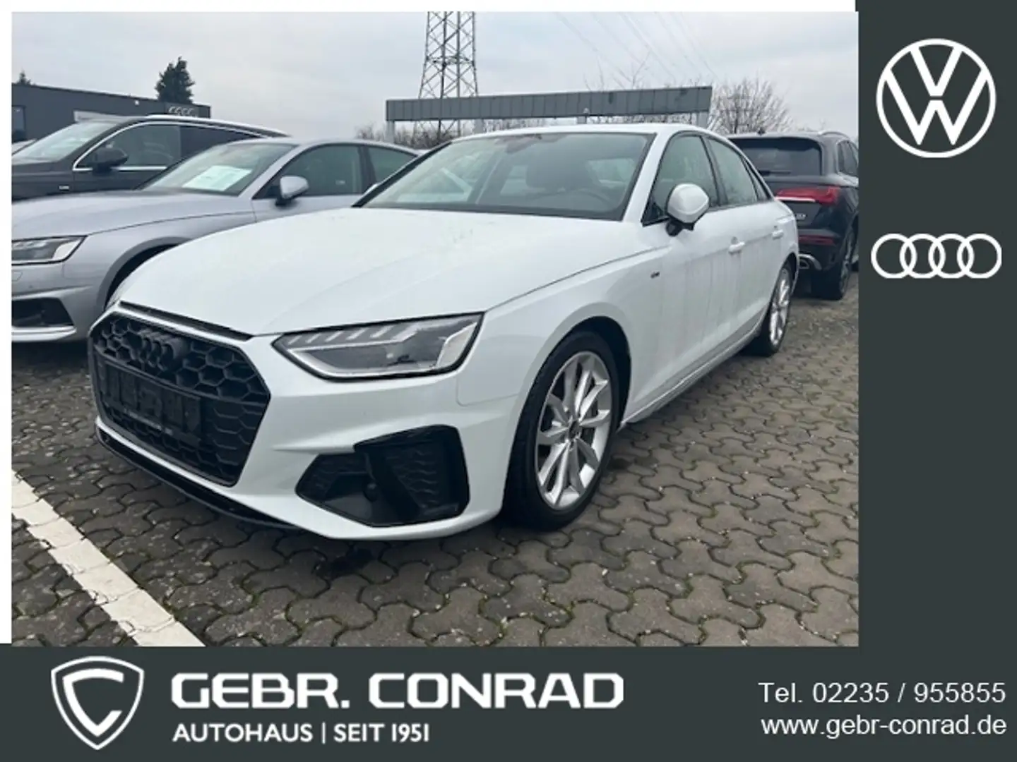 Audi A4 Lim. 50 TDI quattro "S line", NP: 71.000 € Weiß - 1