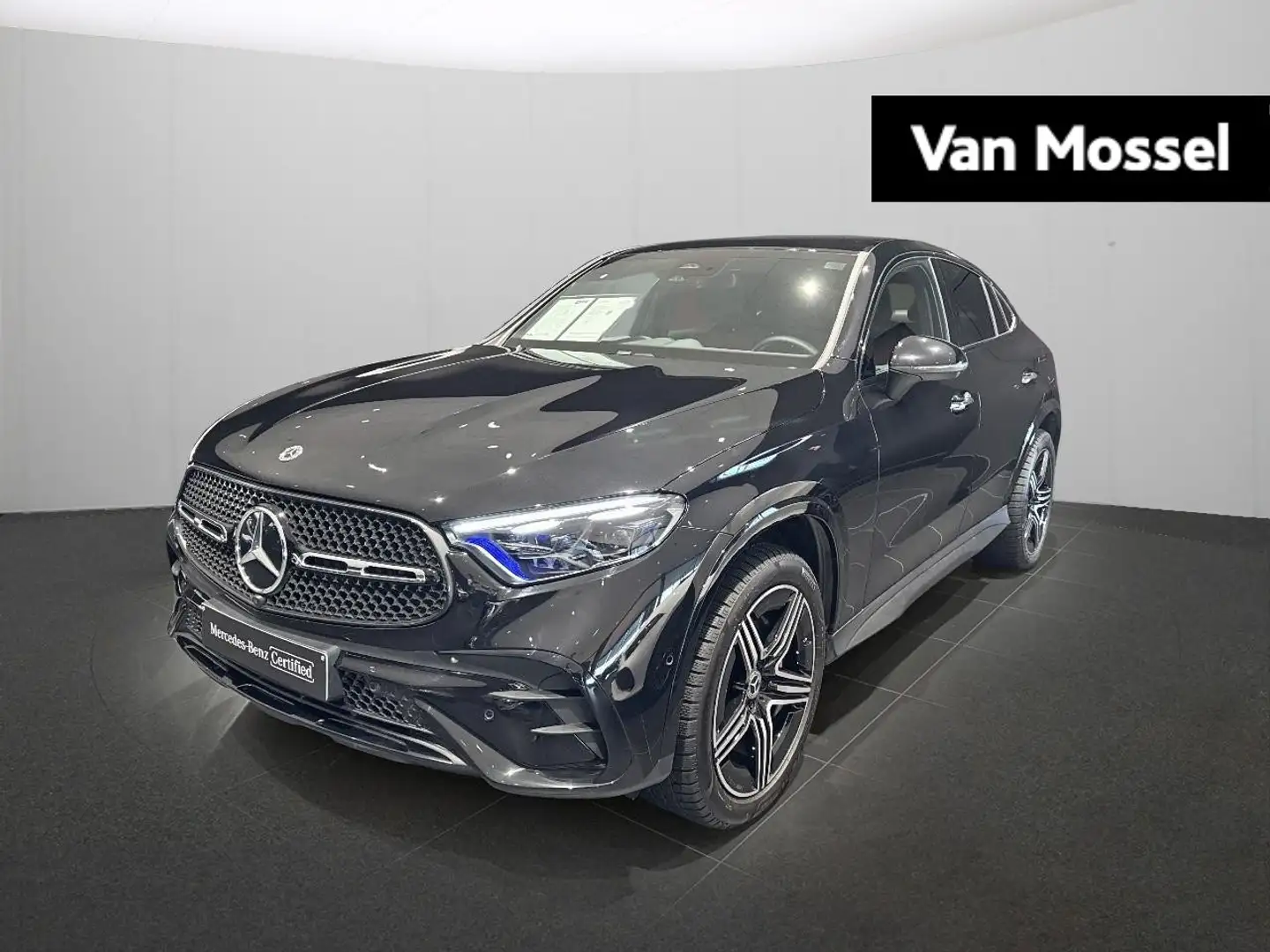 Mercedes-Benz GLC 300 Coupé GLC e 4MATIC AMG Line 5j MB Waarborg Noir - 1