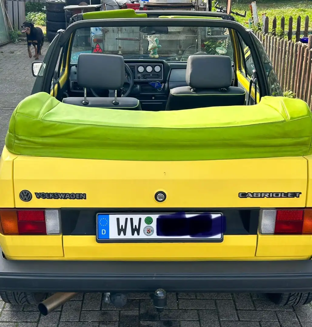 Volkswagen Golf Cabriolet Cabrio (GL) Yellow - 2