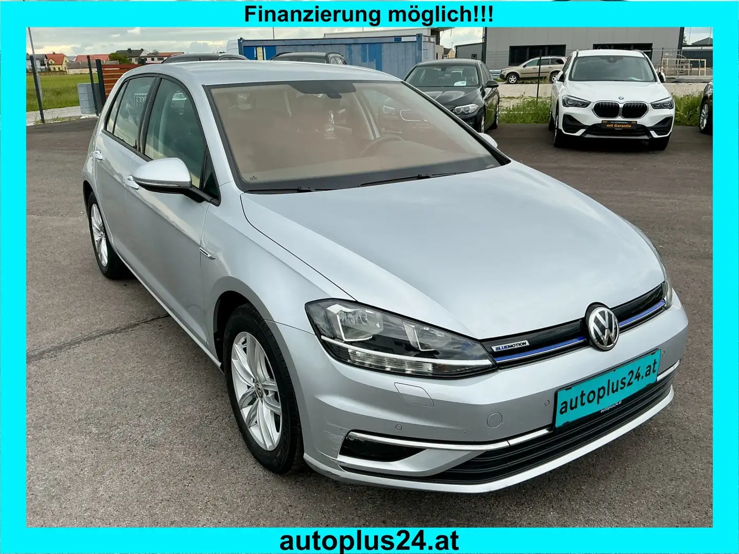 Volkswagen Golf Rabbit 1,5 TGI BlueMotion DSG CNG+BENZIN Silber - 1