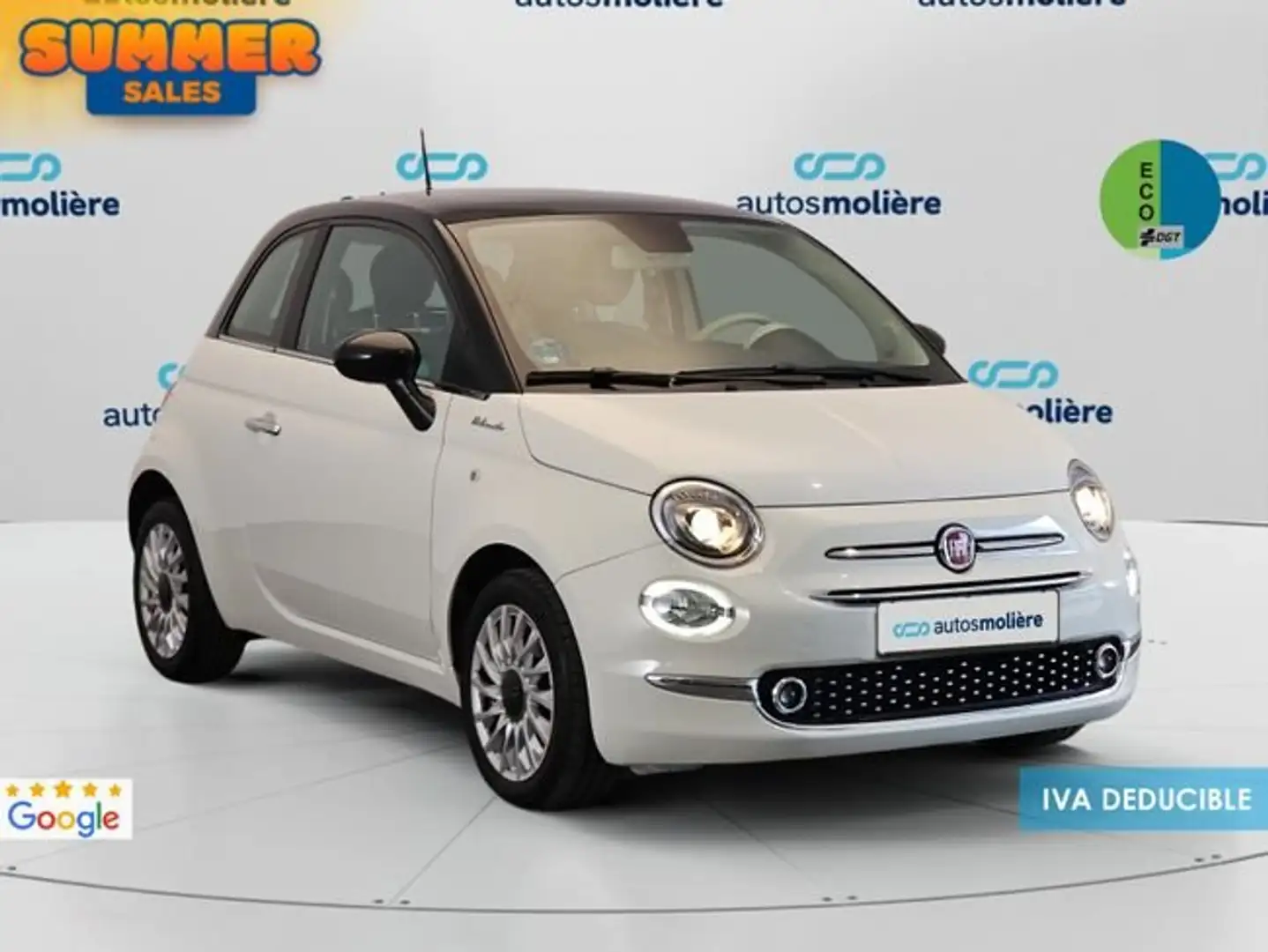 Fiat 500 1.0+Hybrid+Dolcevita+51+kW+%2870+CV%29 Blanco - 2