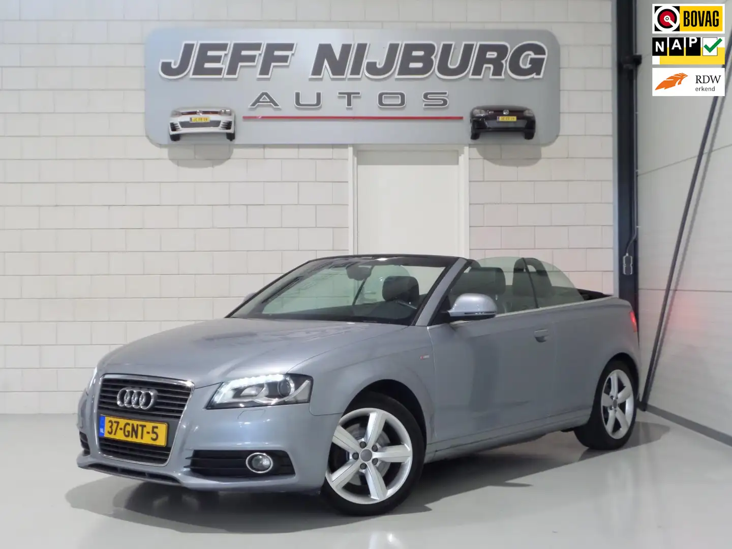 Audi A3 Cabriolet 2.0 TFSI S-Line "Origineel NL!" Automaat Grigio - 1