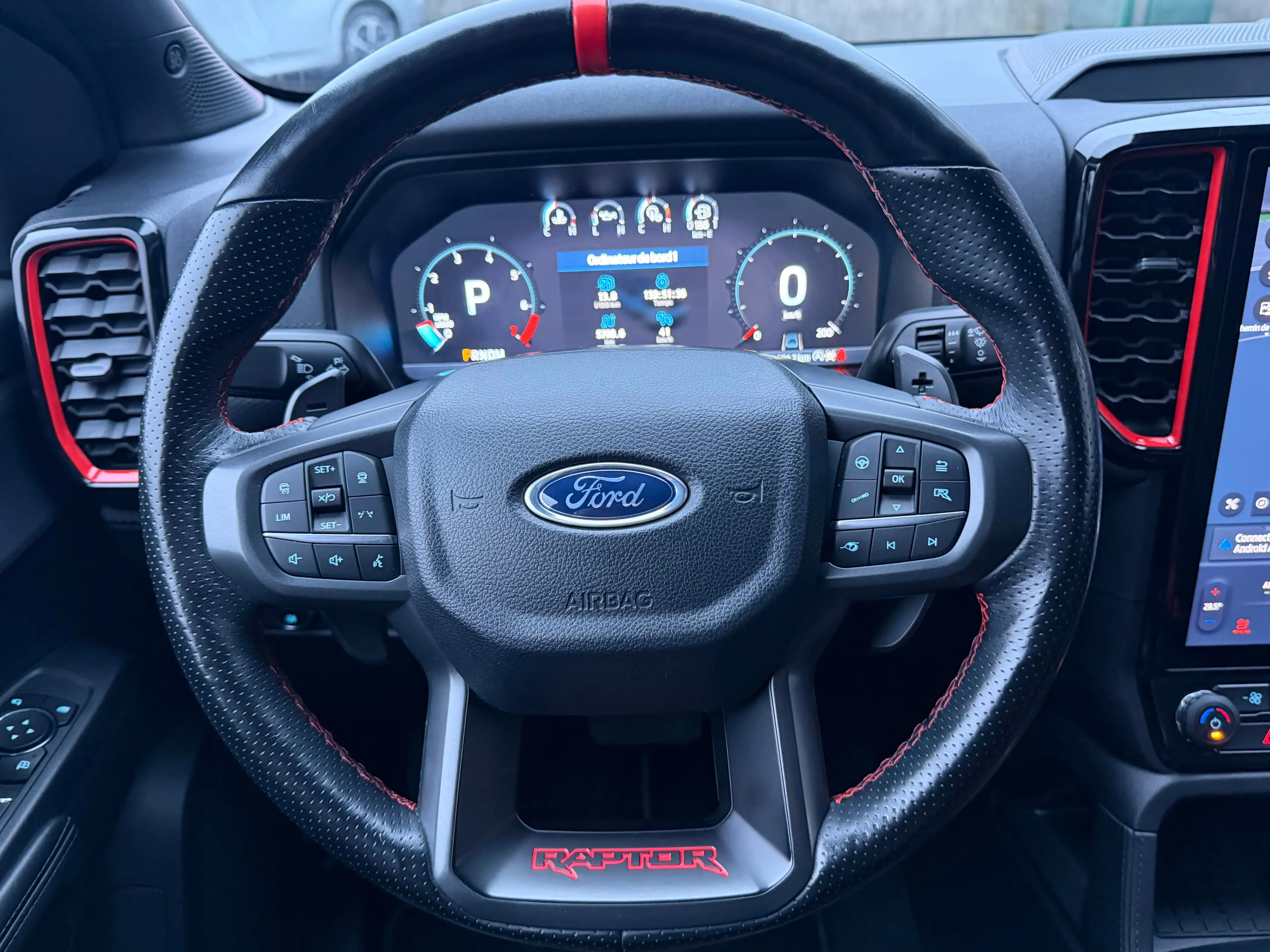 Ford Ranger Raptor 3.0 V6 292CV TVAC 4X4 LED GPS CAMERA ACC FULL OPT — photo 15