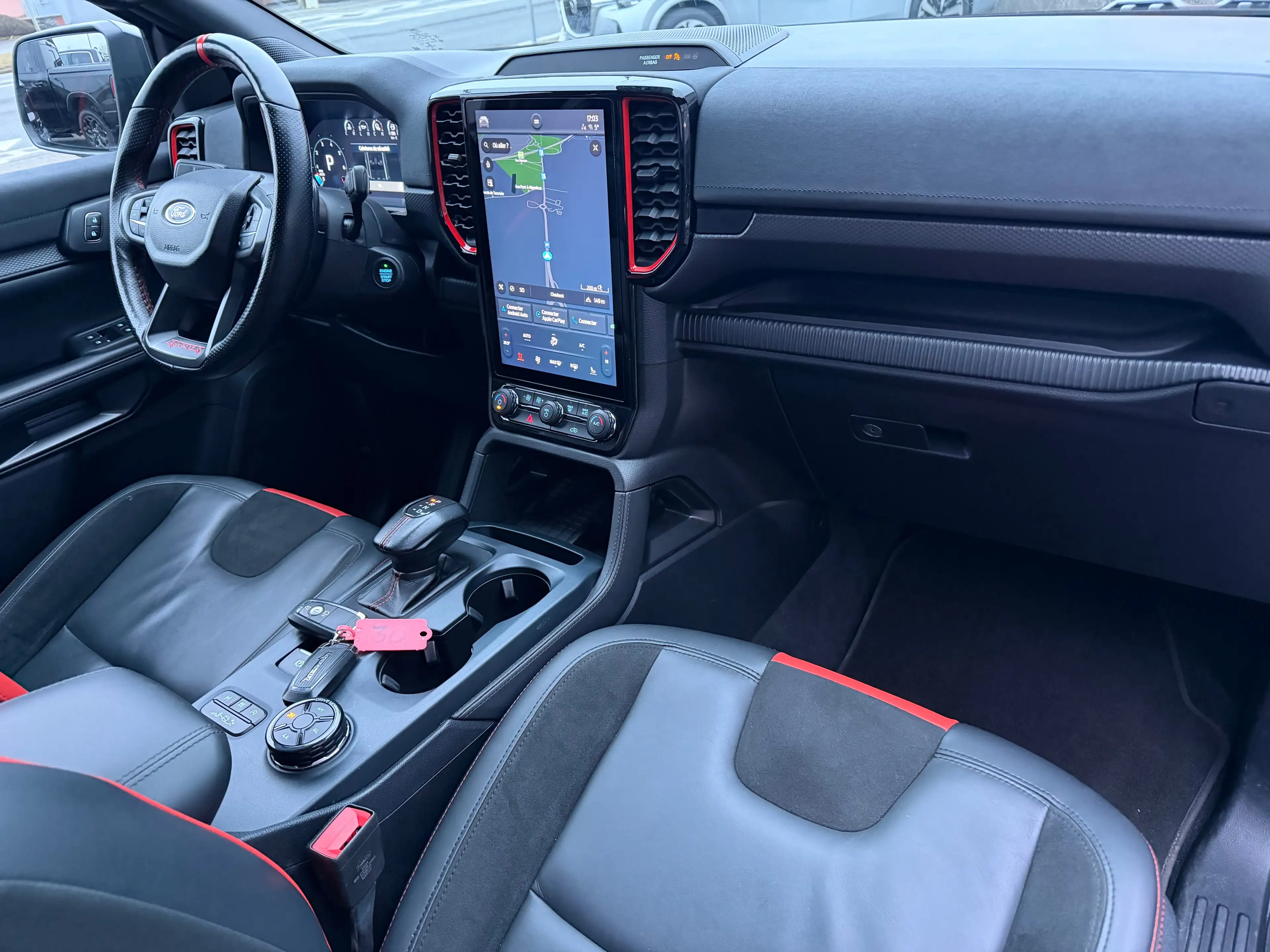 Ford Ranger Raptor 3.0 V6 292CV TVAC 4X4 LED GPS CAMERA ACC FULL OPT — photo 13