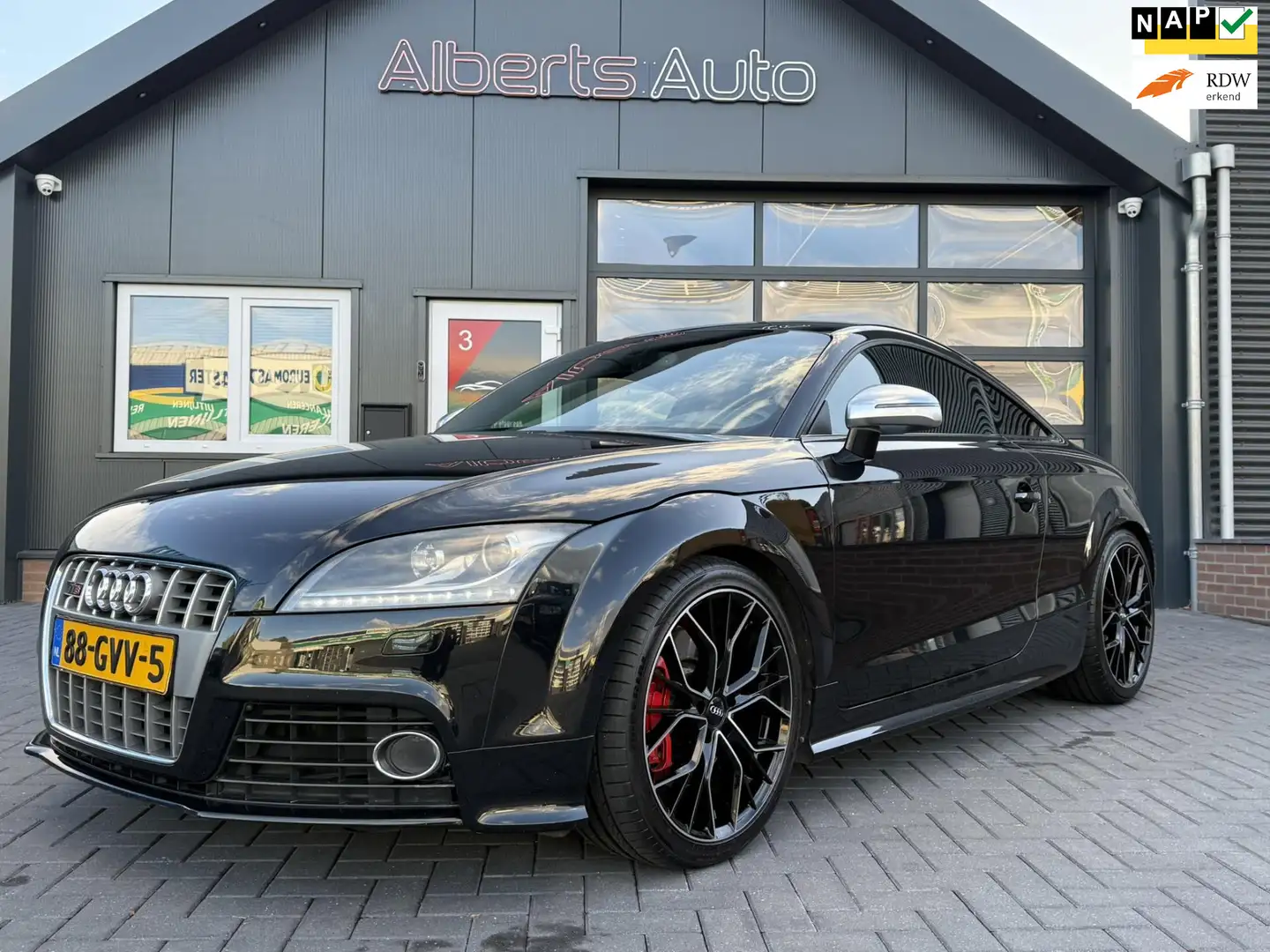 Audi TT 2.0 TFSI TTS QUATTRO | MILLTEK | LEDER | ORIG NL ! Schwarz - 1